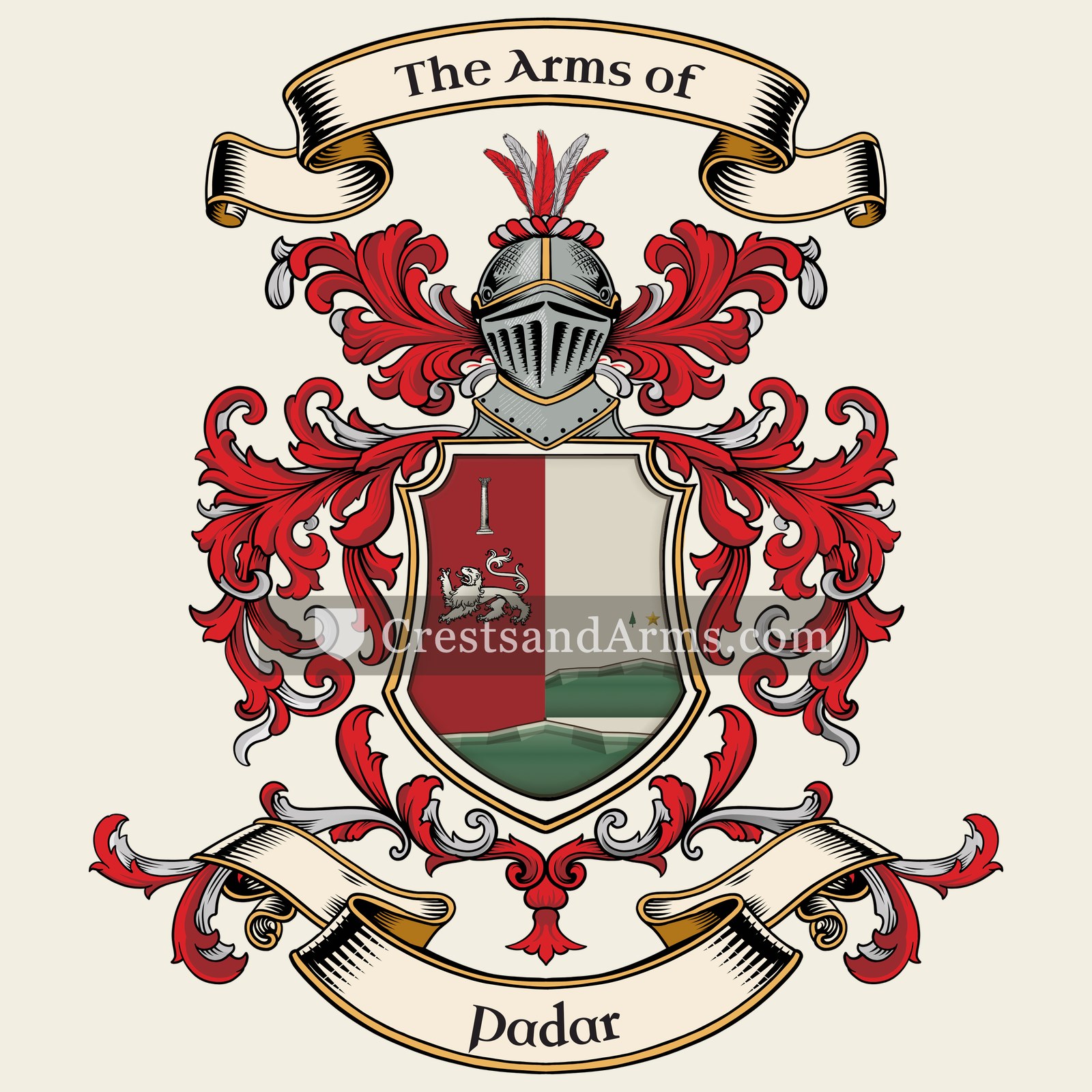 The Padar coat of arms