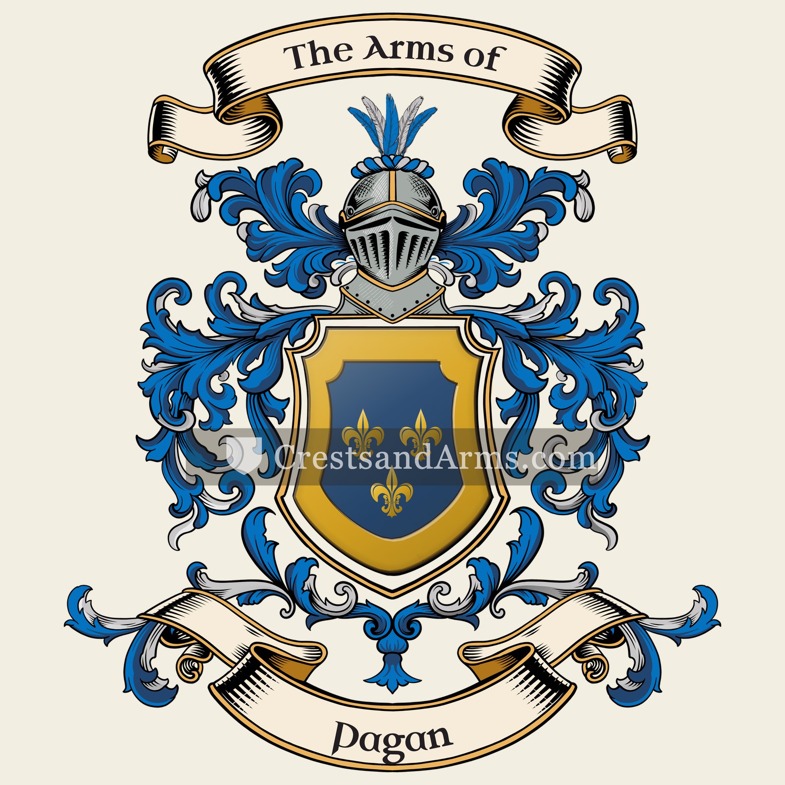 The Pagan coat of arms
