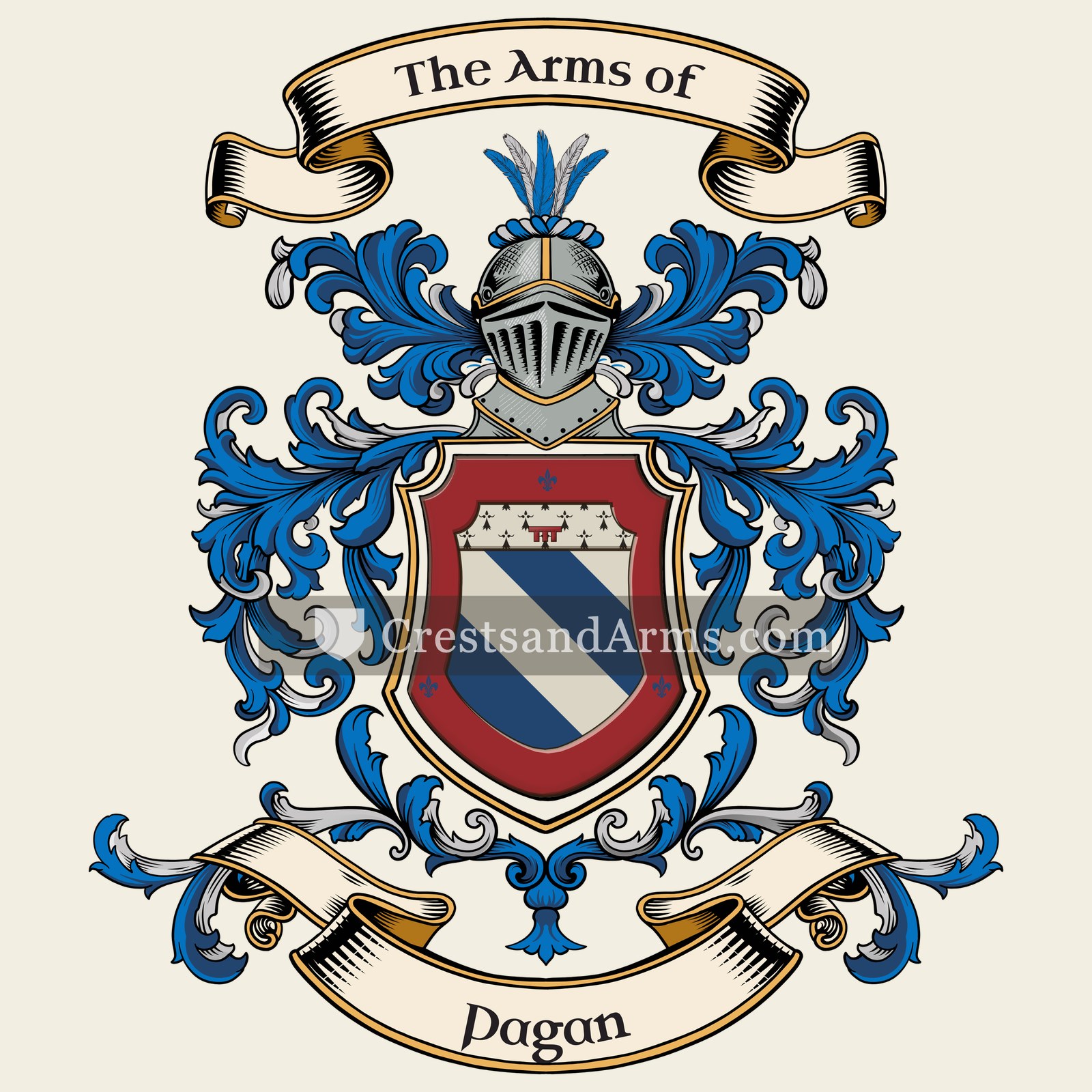 The Pagan coat of arms