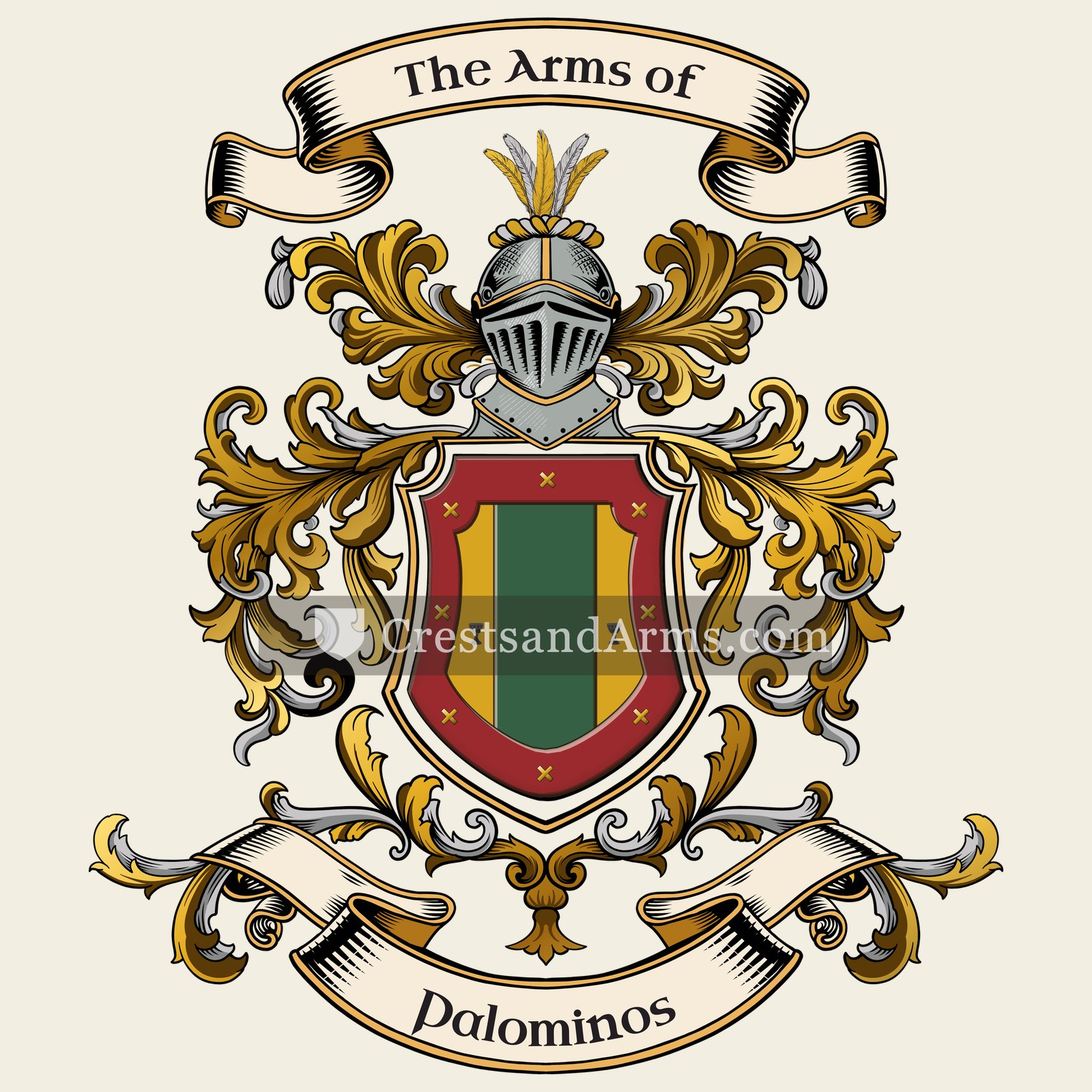 The Palominos coat of arms