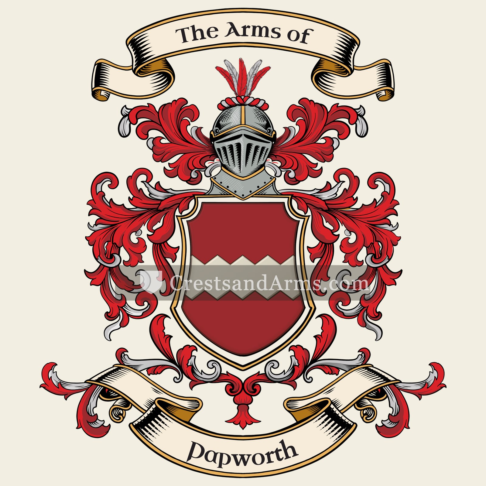 The Papworth coat of arms