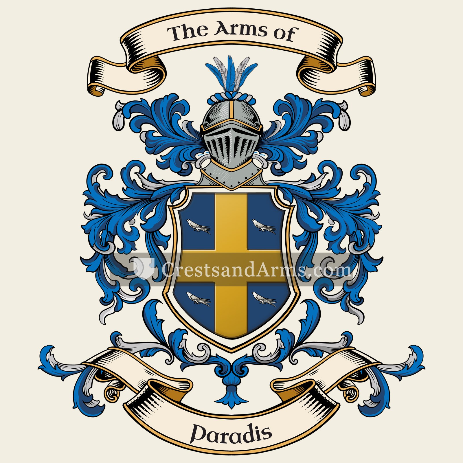 The Paradis coat of arms
