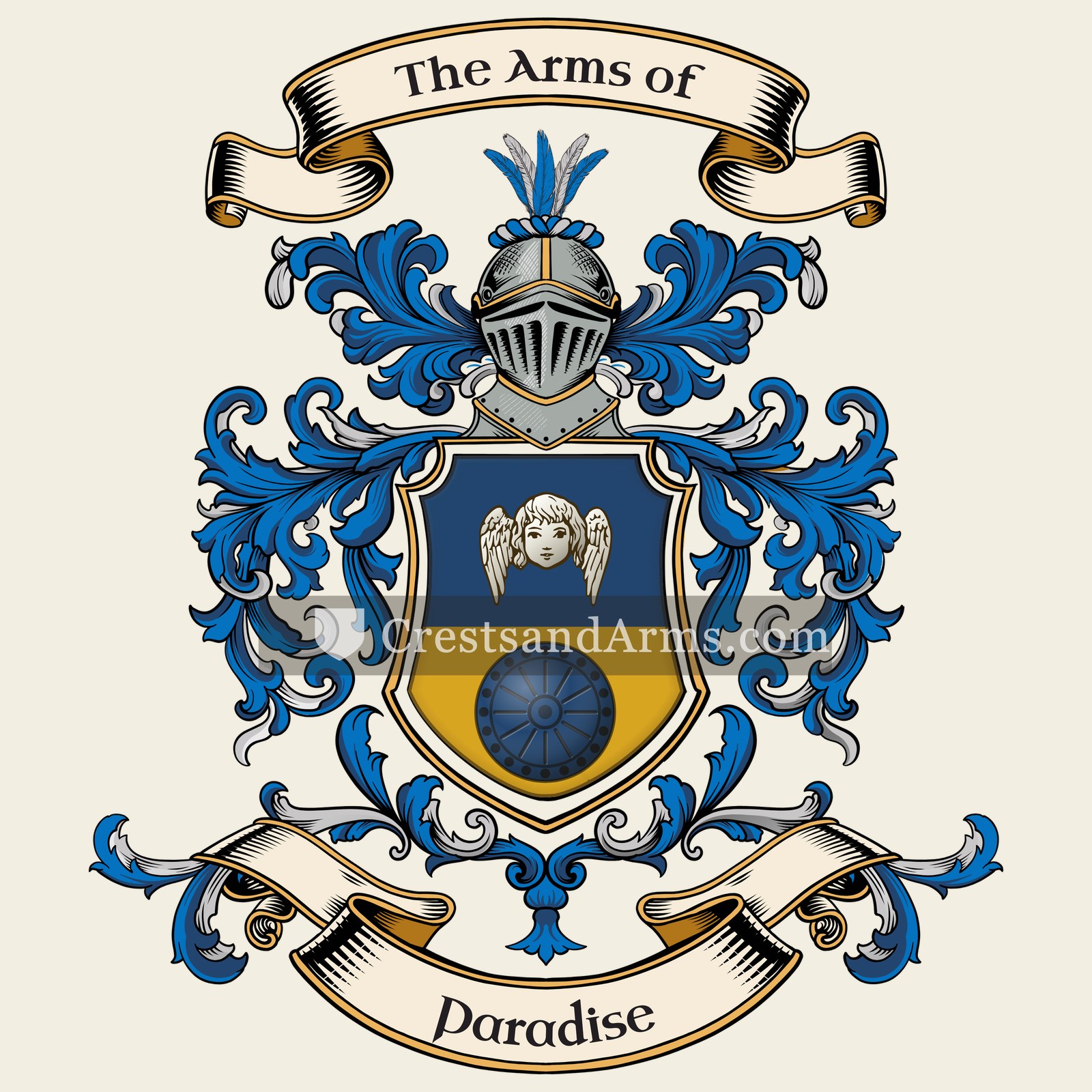 The Paradise coat of arms