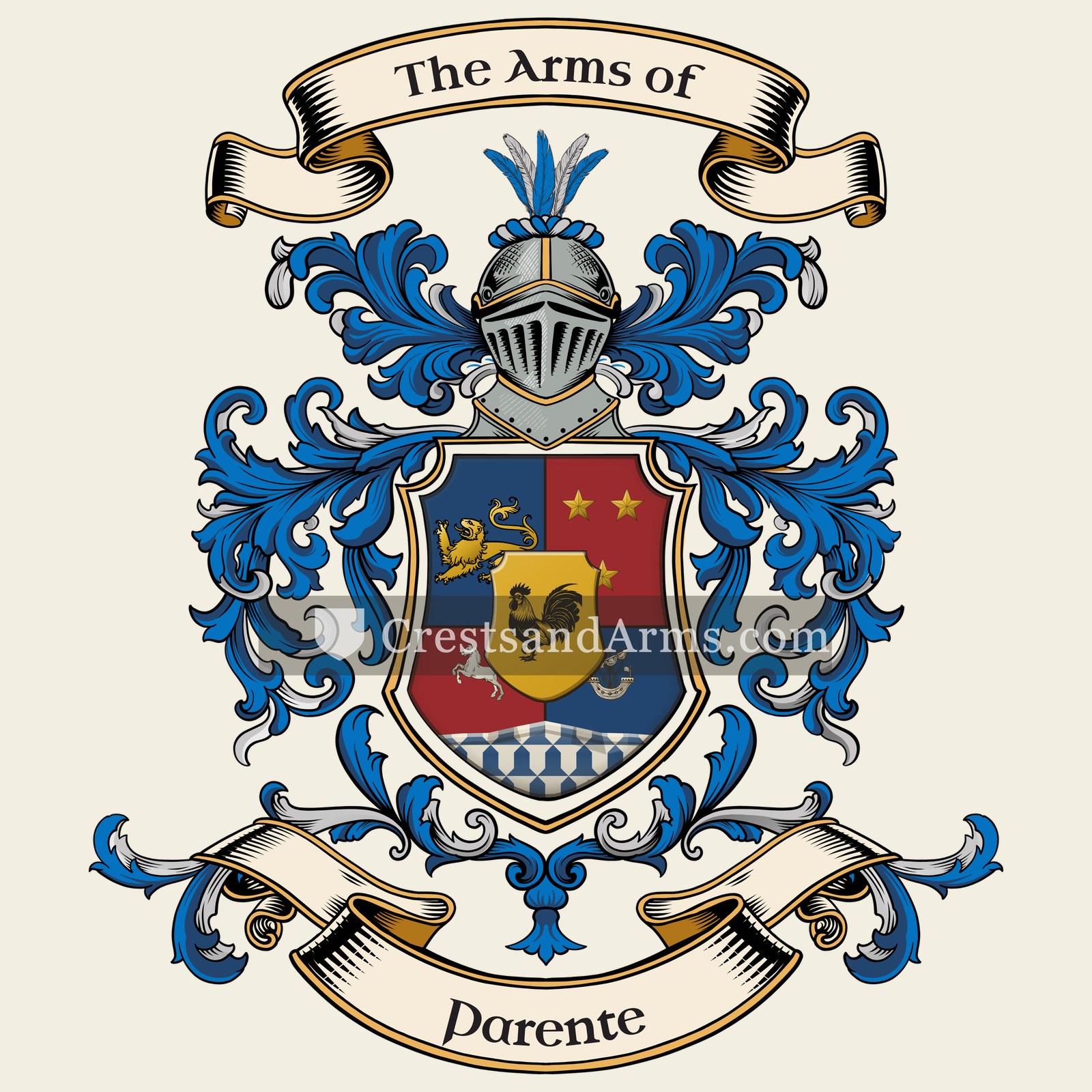 The Parente coat of arms