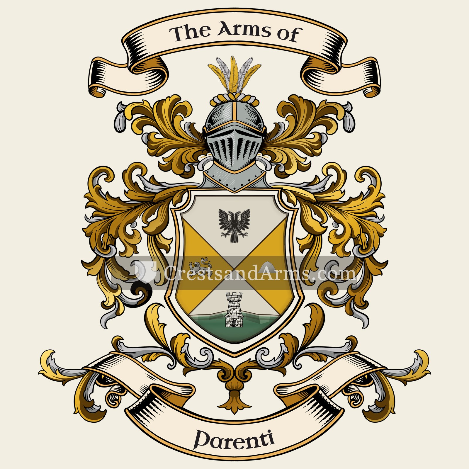 The Parenti coat of arms