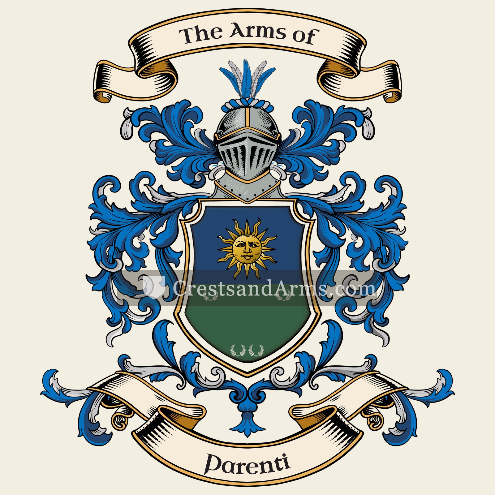 The Parenti coat of arms