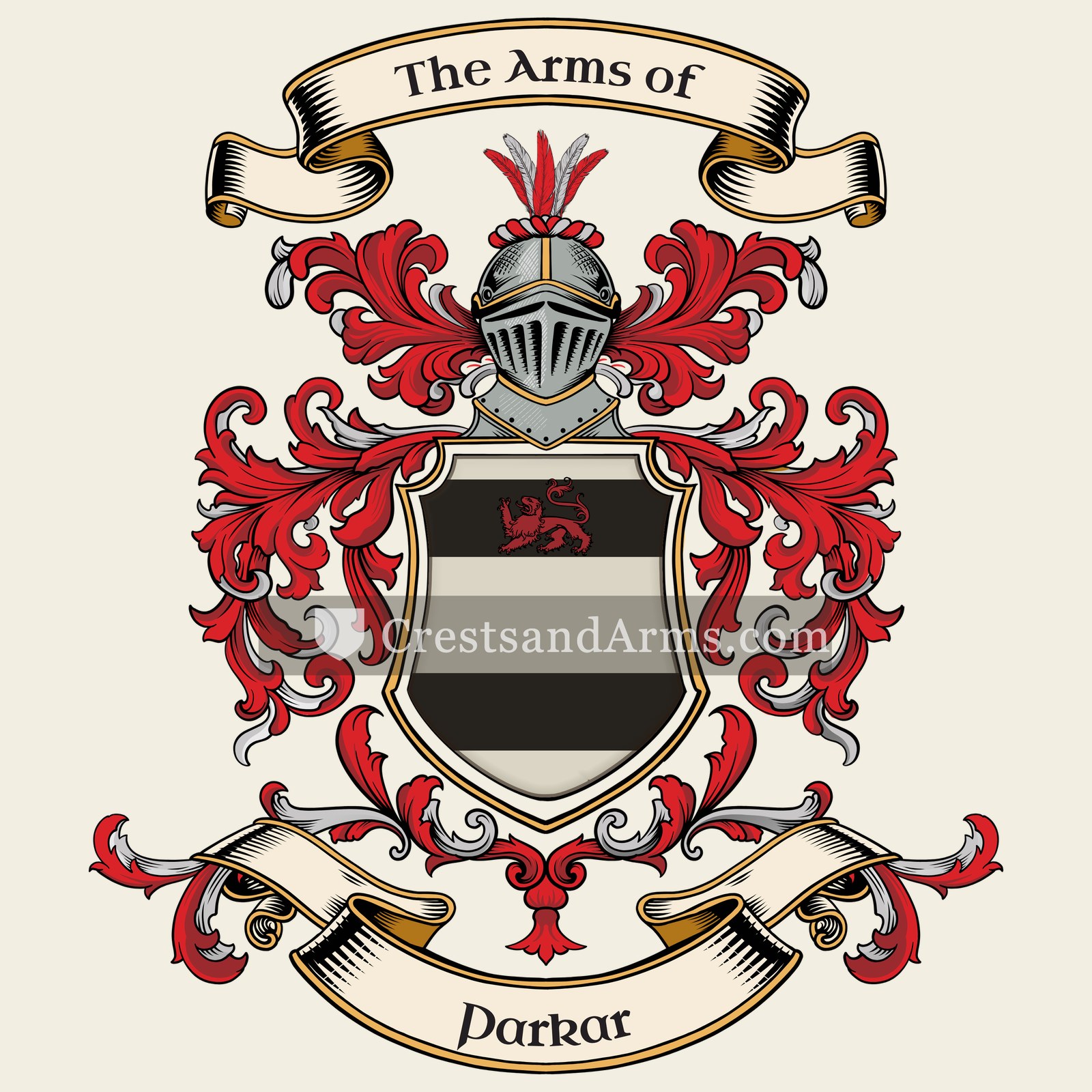 The Parkar coat of arms