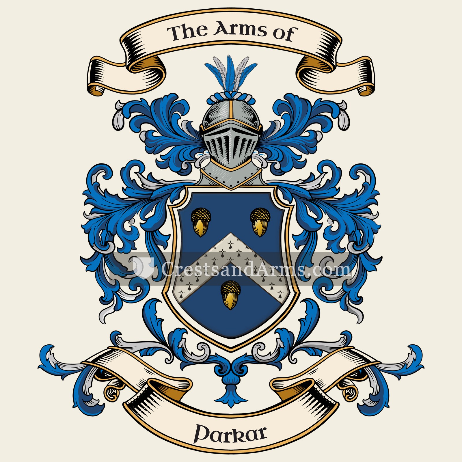 The Parkar coat of arms