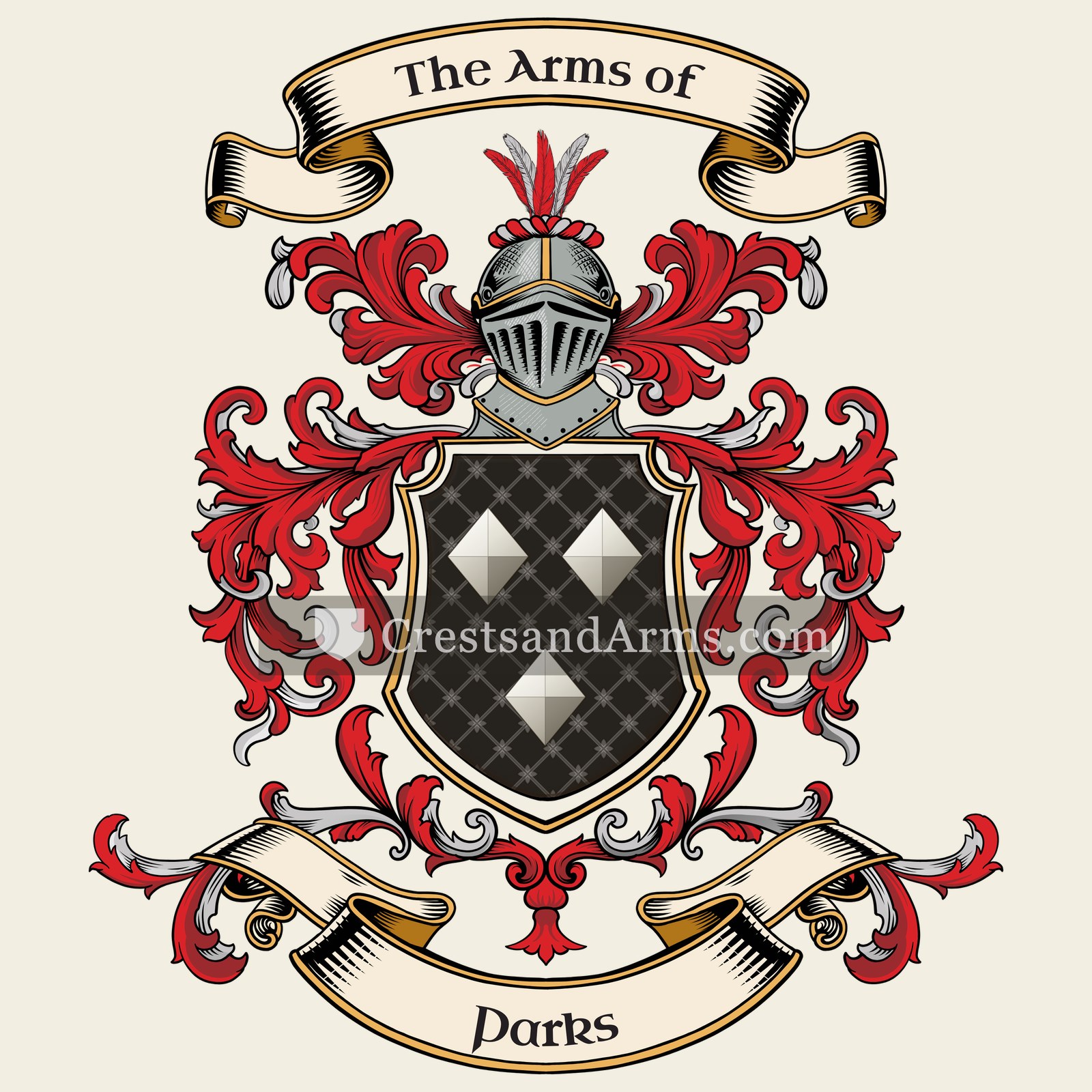 The Parks coat of arms