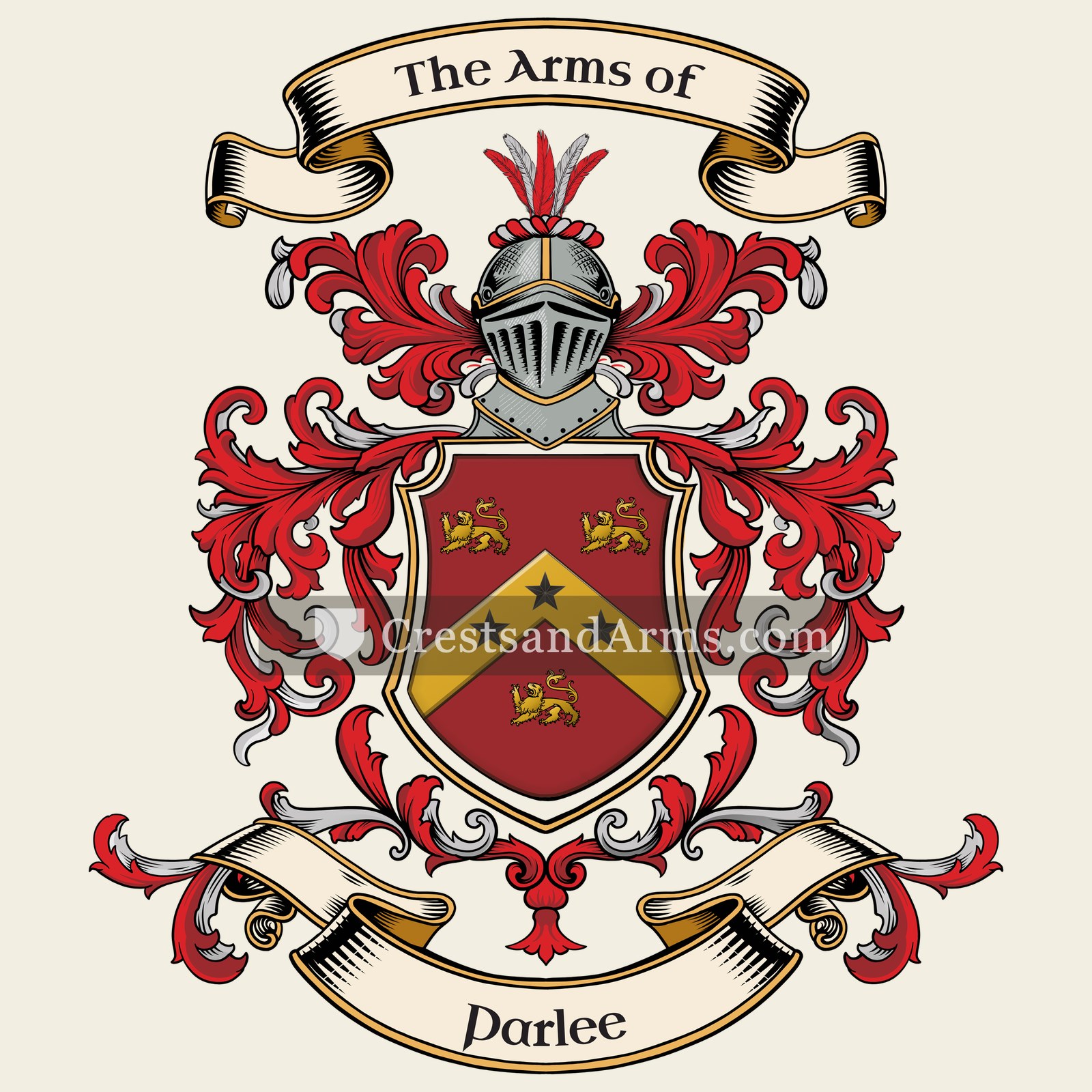 The Parlee coat of arms