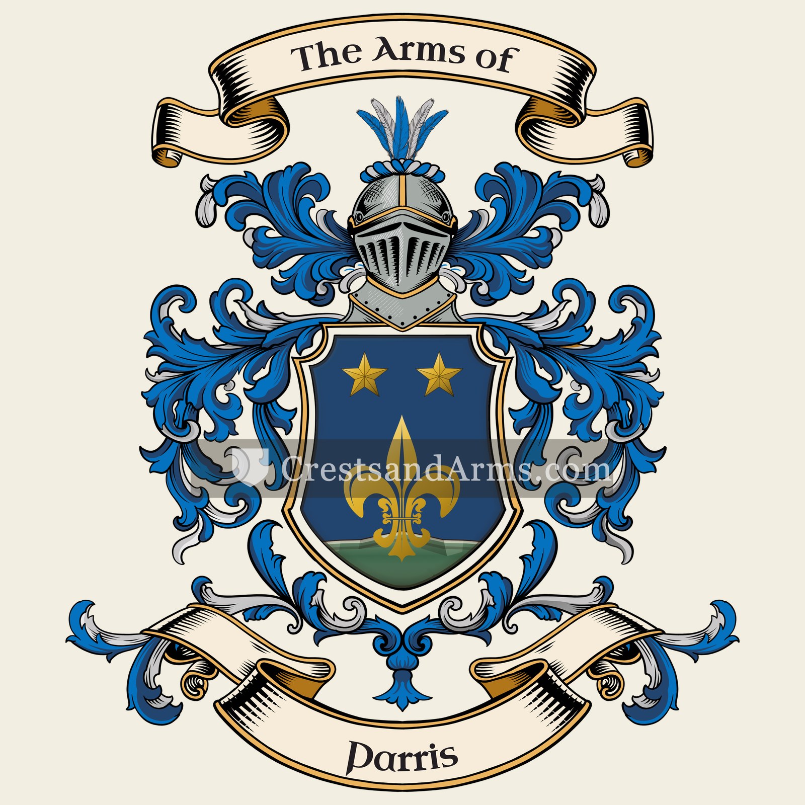 The Parris coat of arms