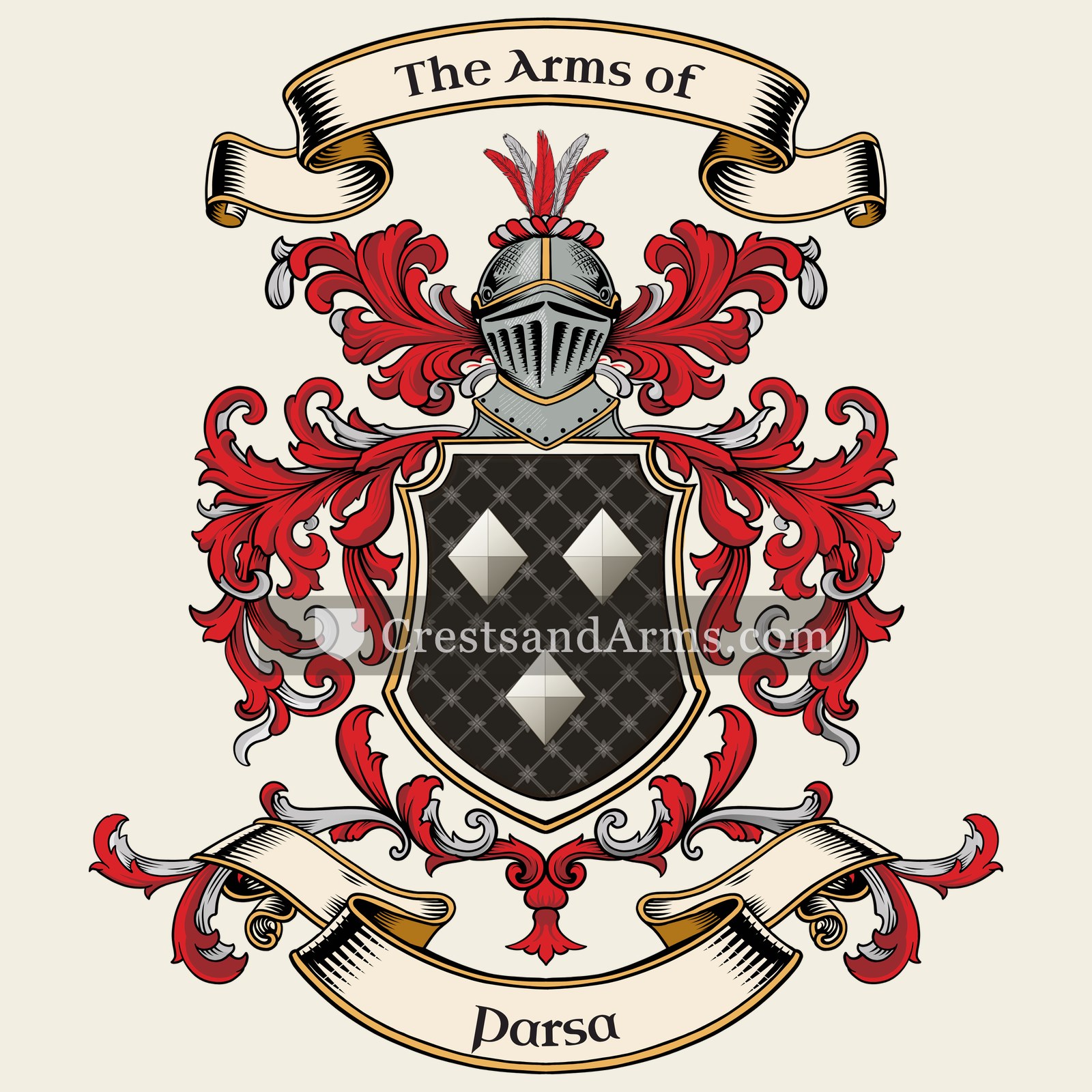 The Parsa coat of arms