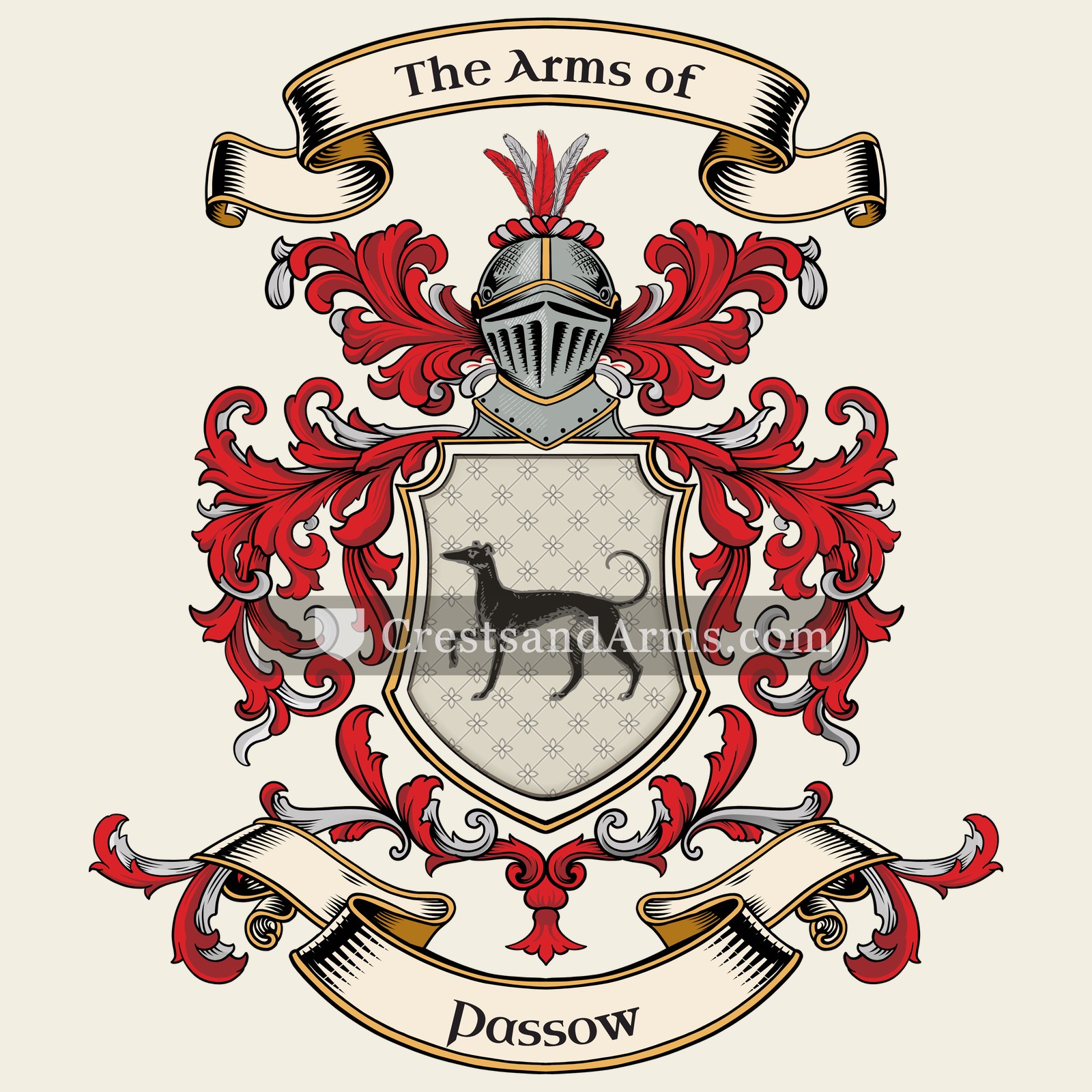 The Passow coat of arms
