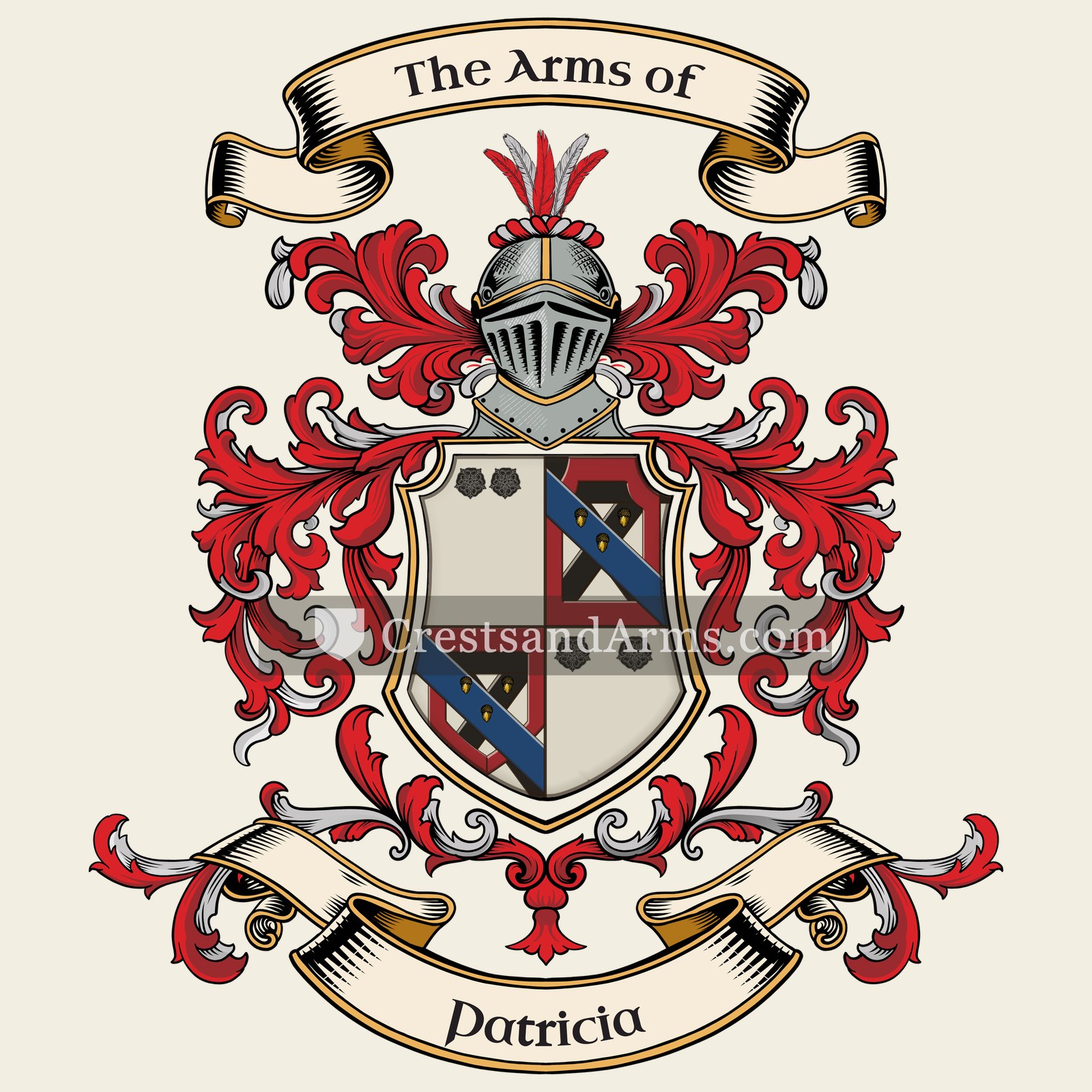 The Patricia coat of arms