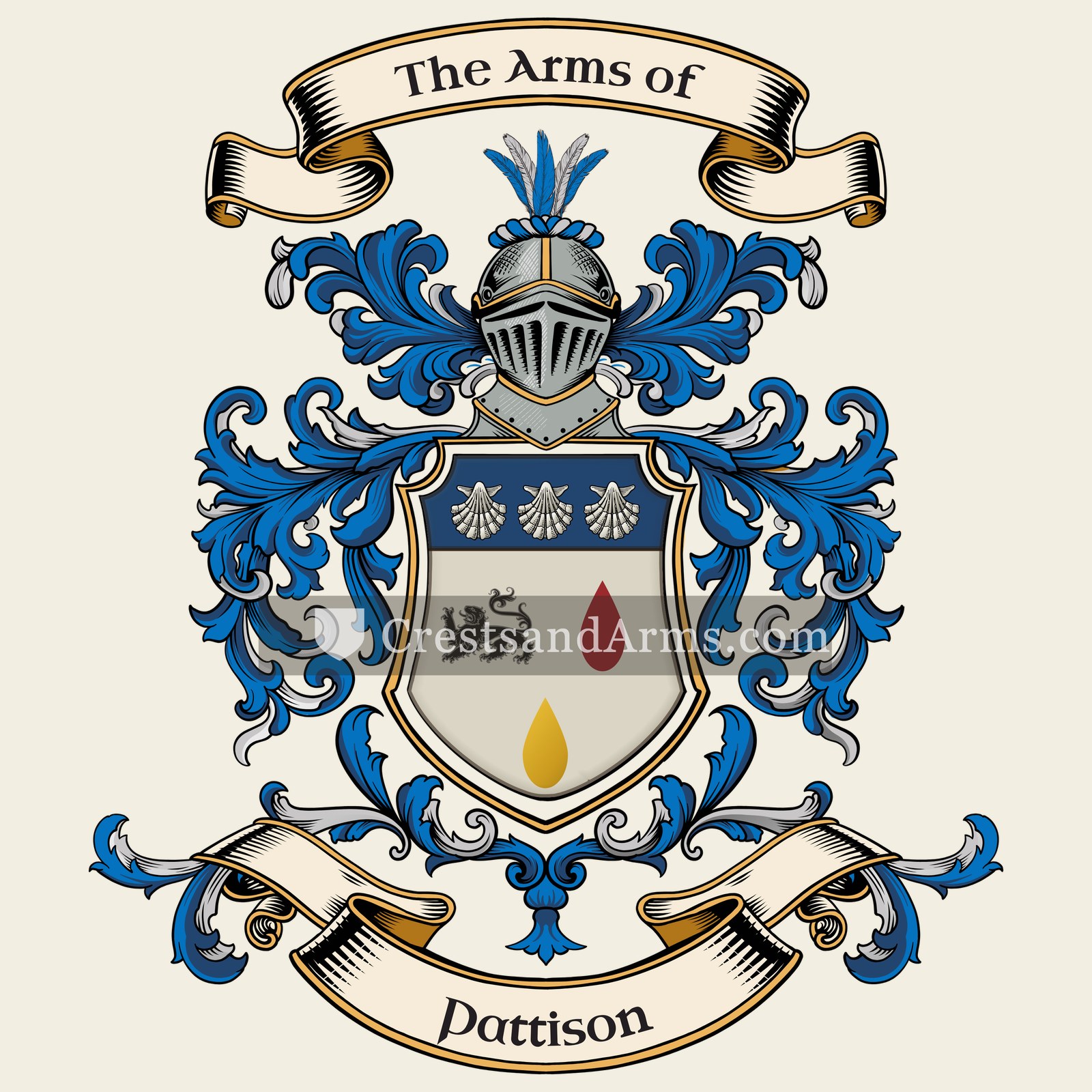 The Pattison coat of arms