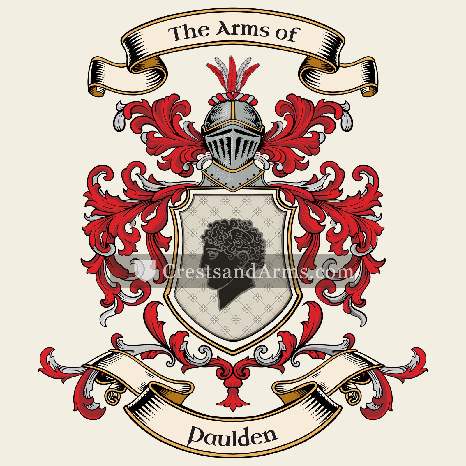 The Paulden coat of arms