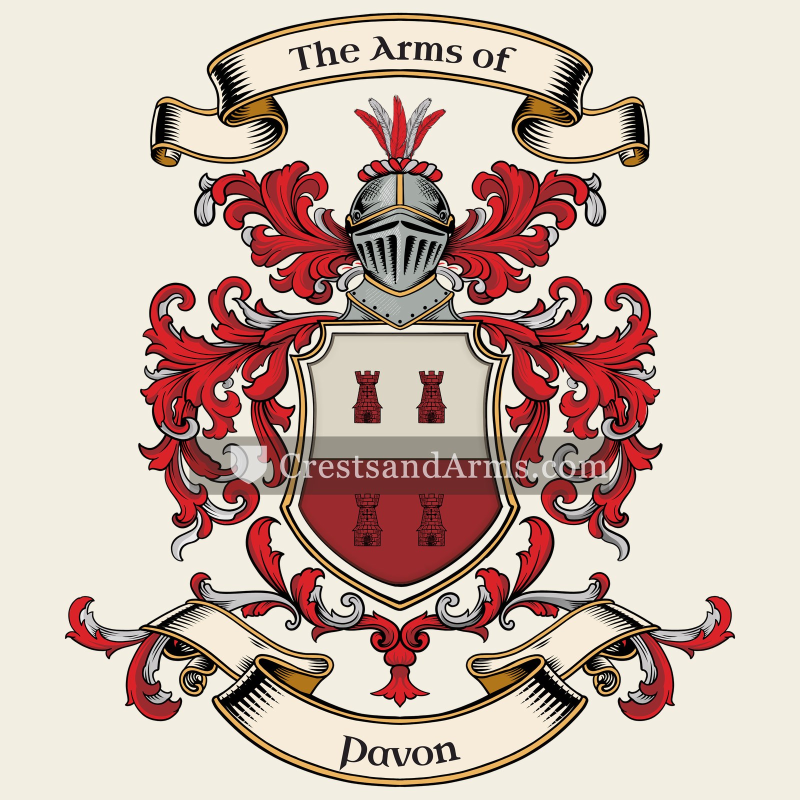 The Pavon coat of arms