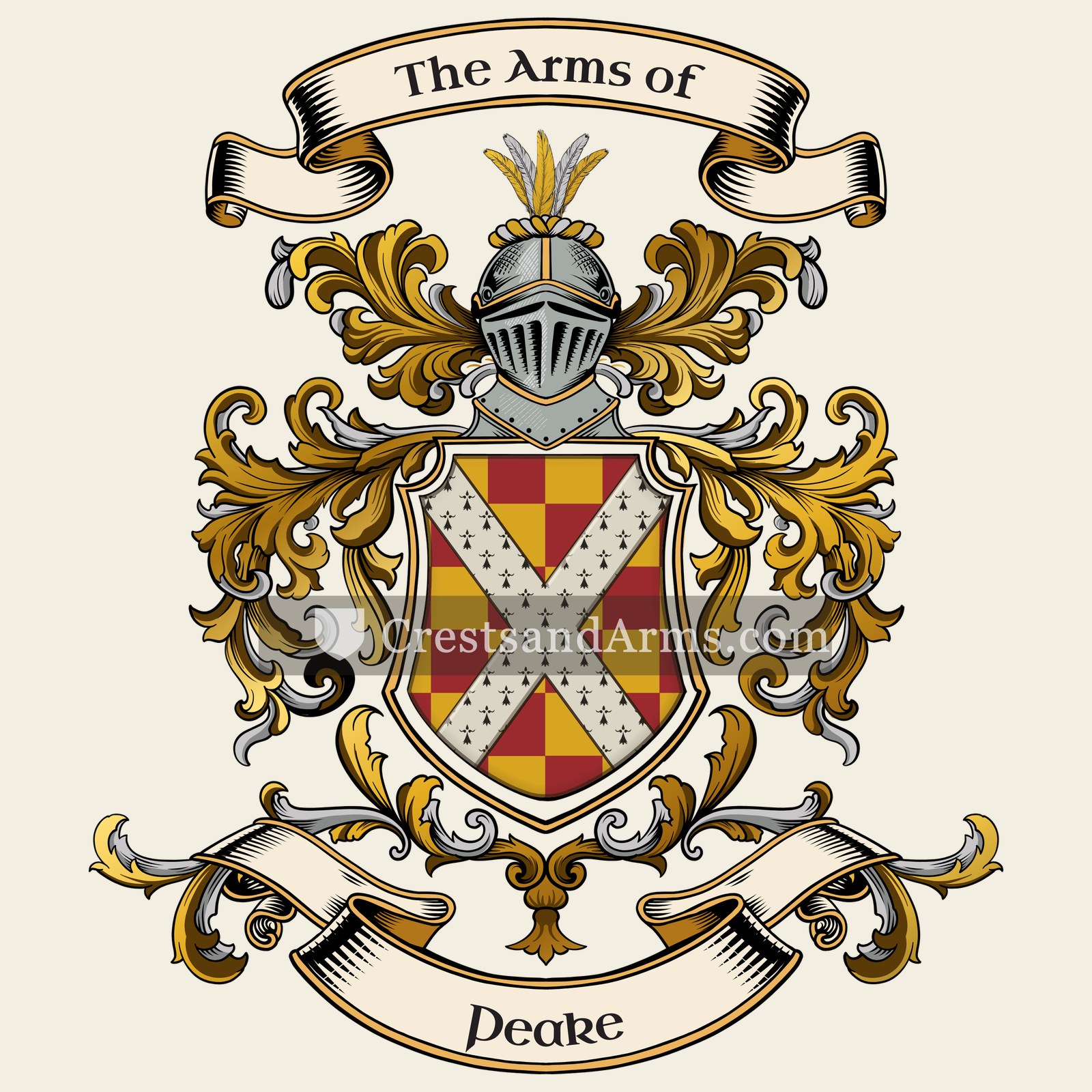 The Peake coat of arms