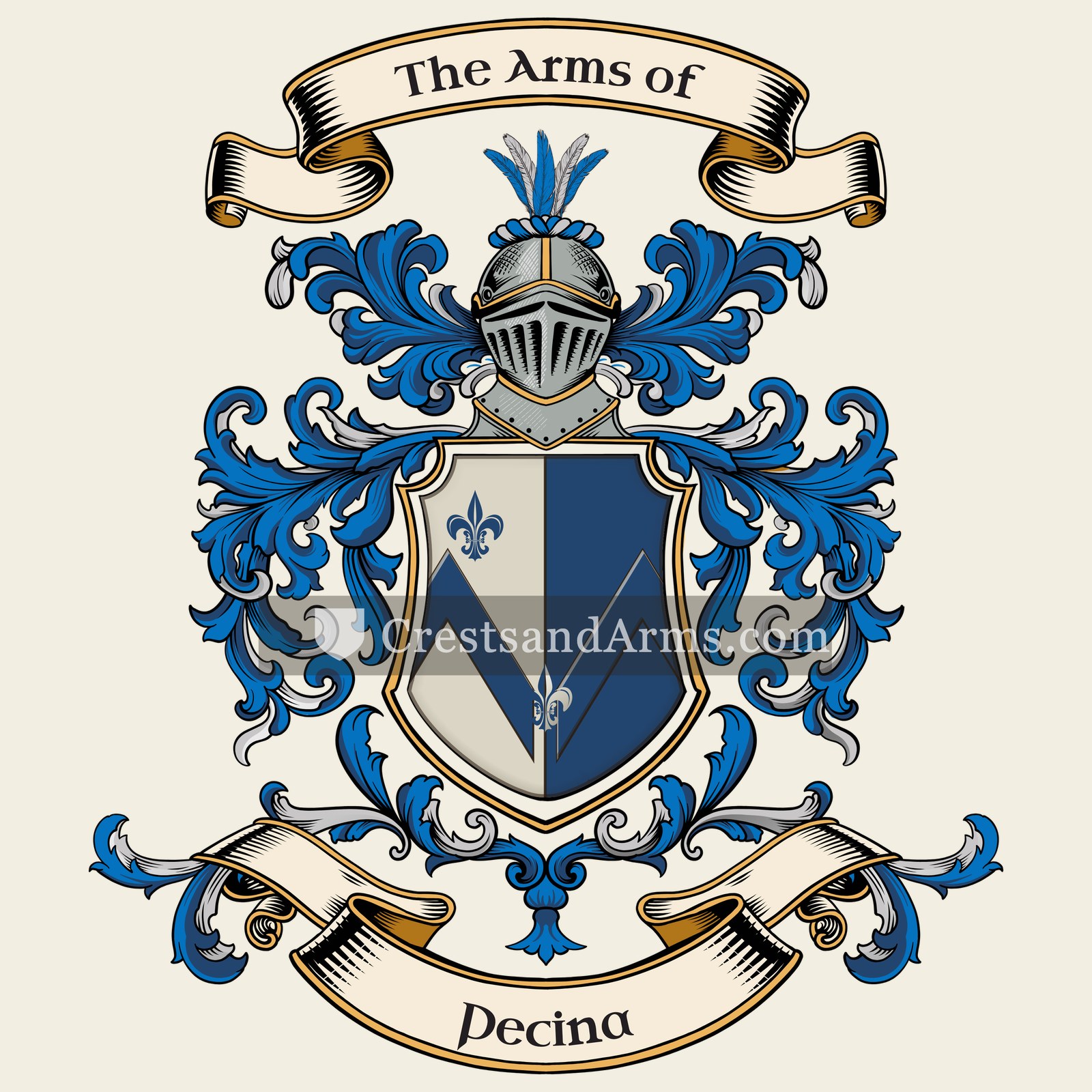 The Pecina coat of arms