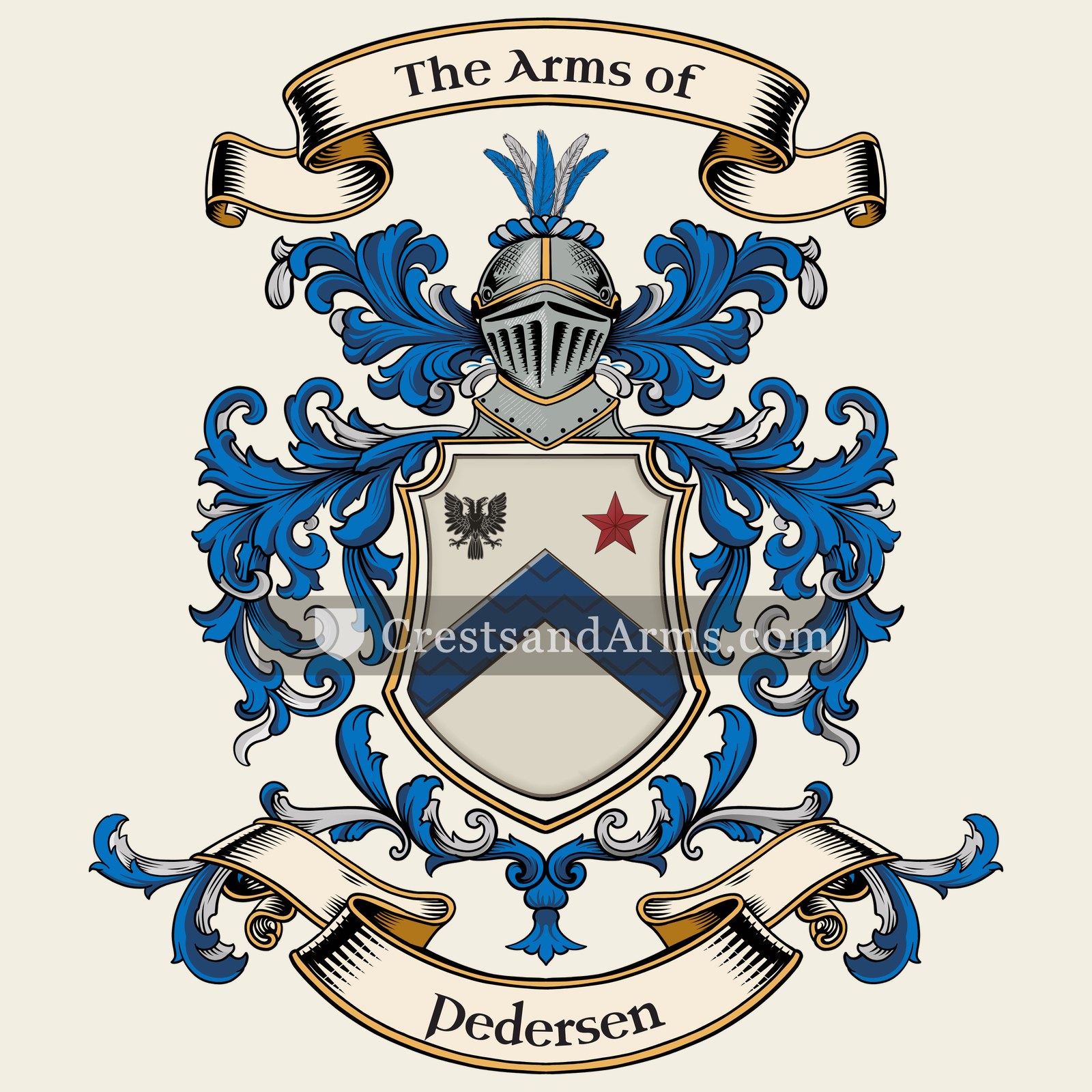 The Pedersen coat of arms