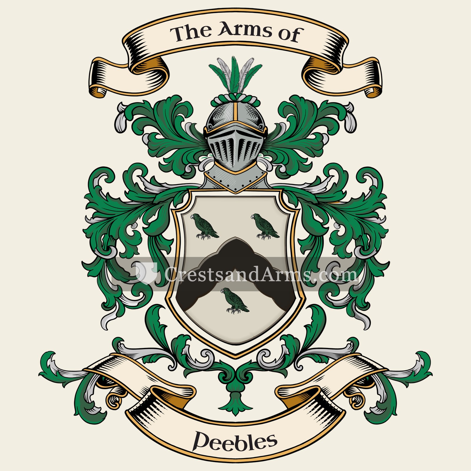 The Peebles coat of arms