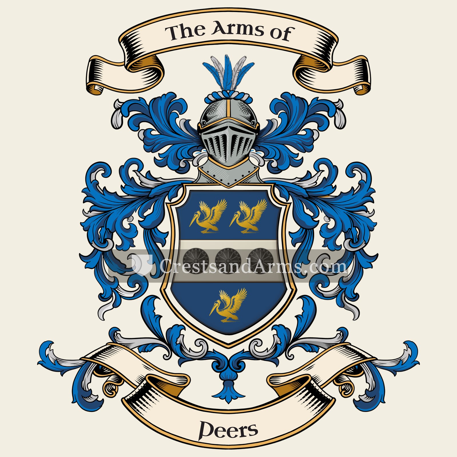 The Peers coat of arms