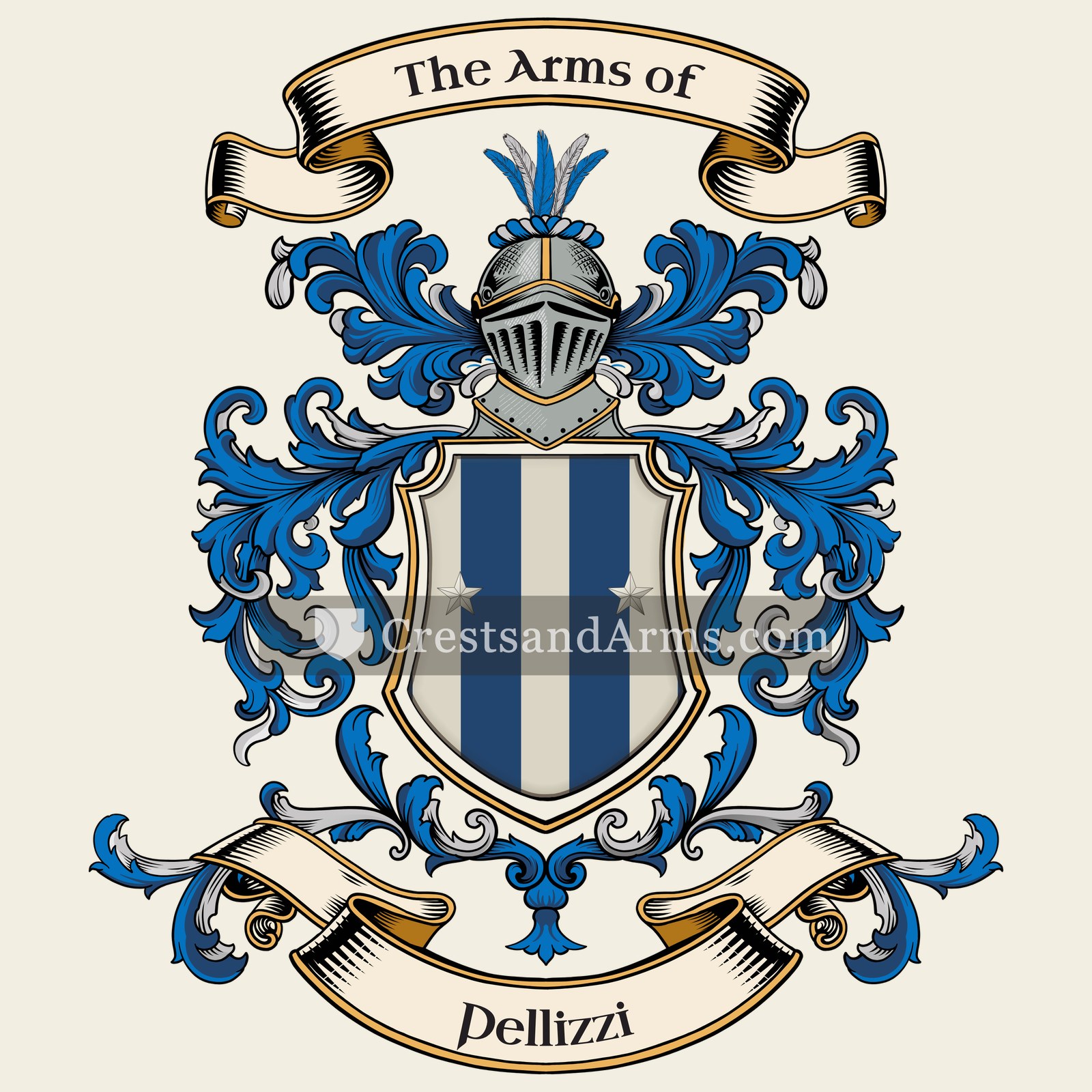 The Pellizzi coat of arms