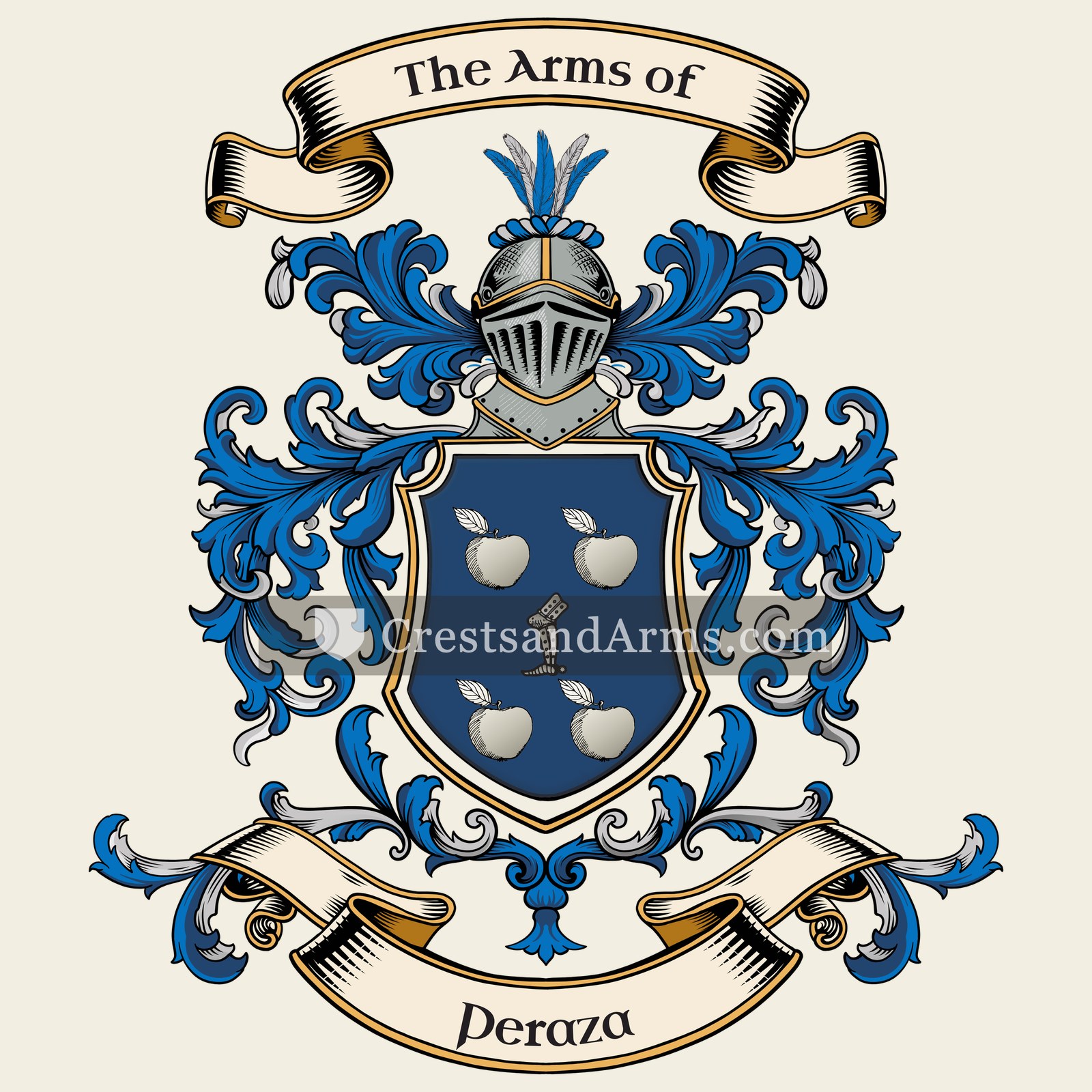 The Peraza coat of arms