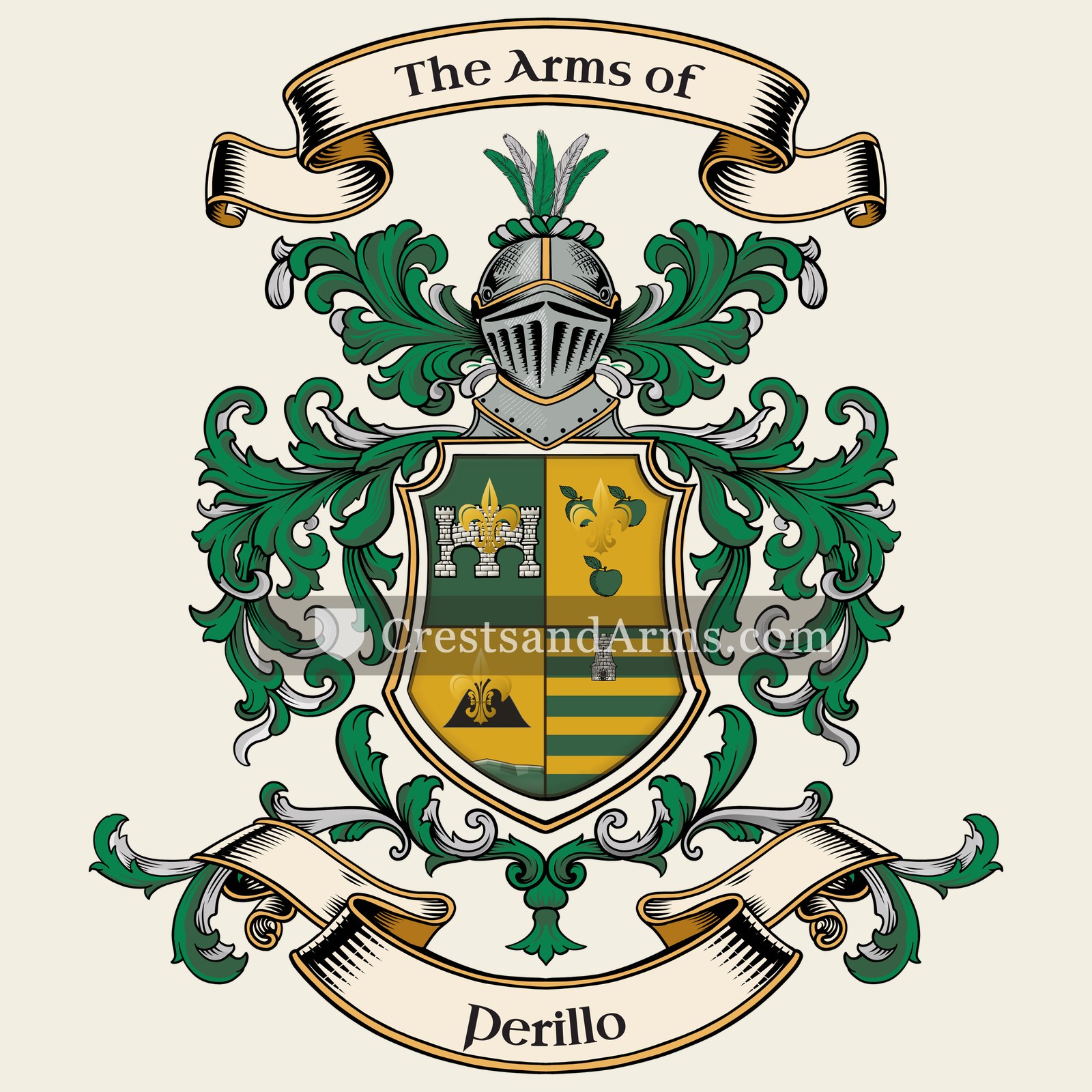 The Perillo coat of arms