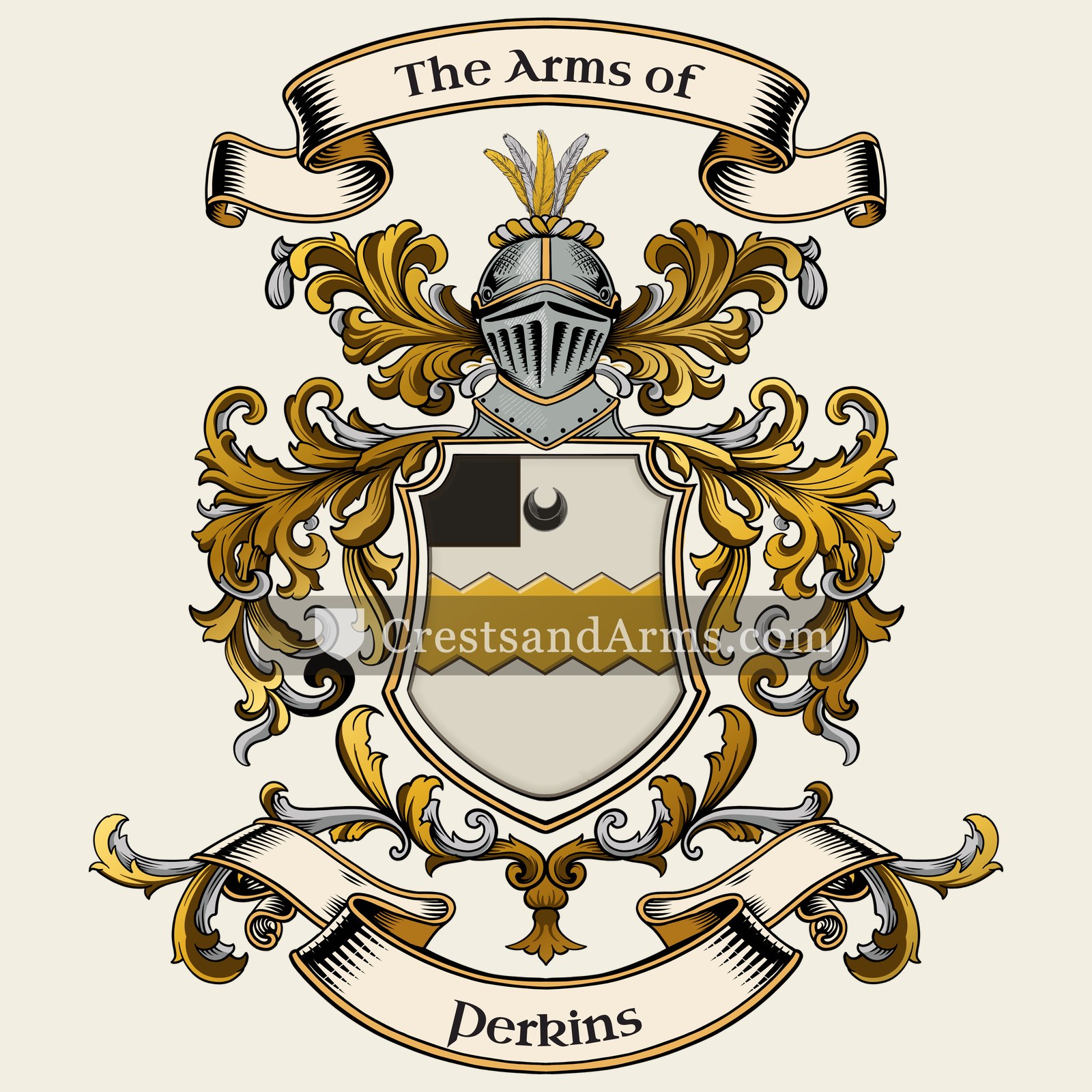 The Perkins coat of arms