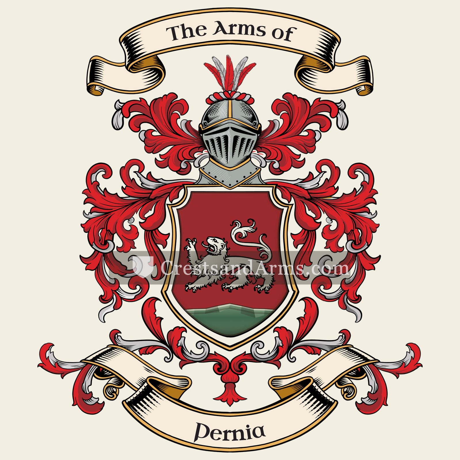 The Pernia coat of arms