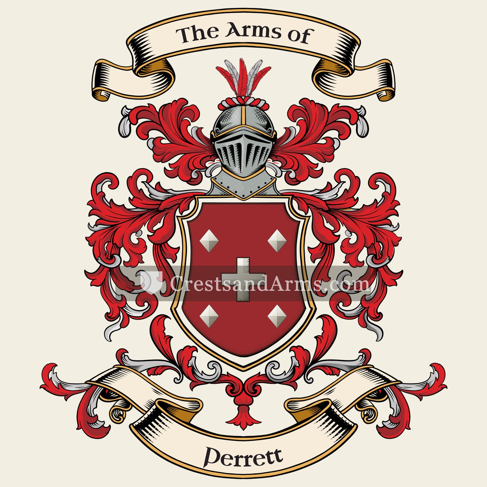 The Perrett coat of arms