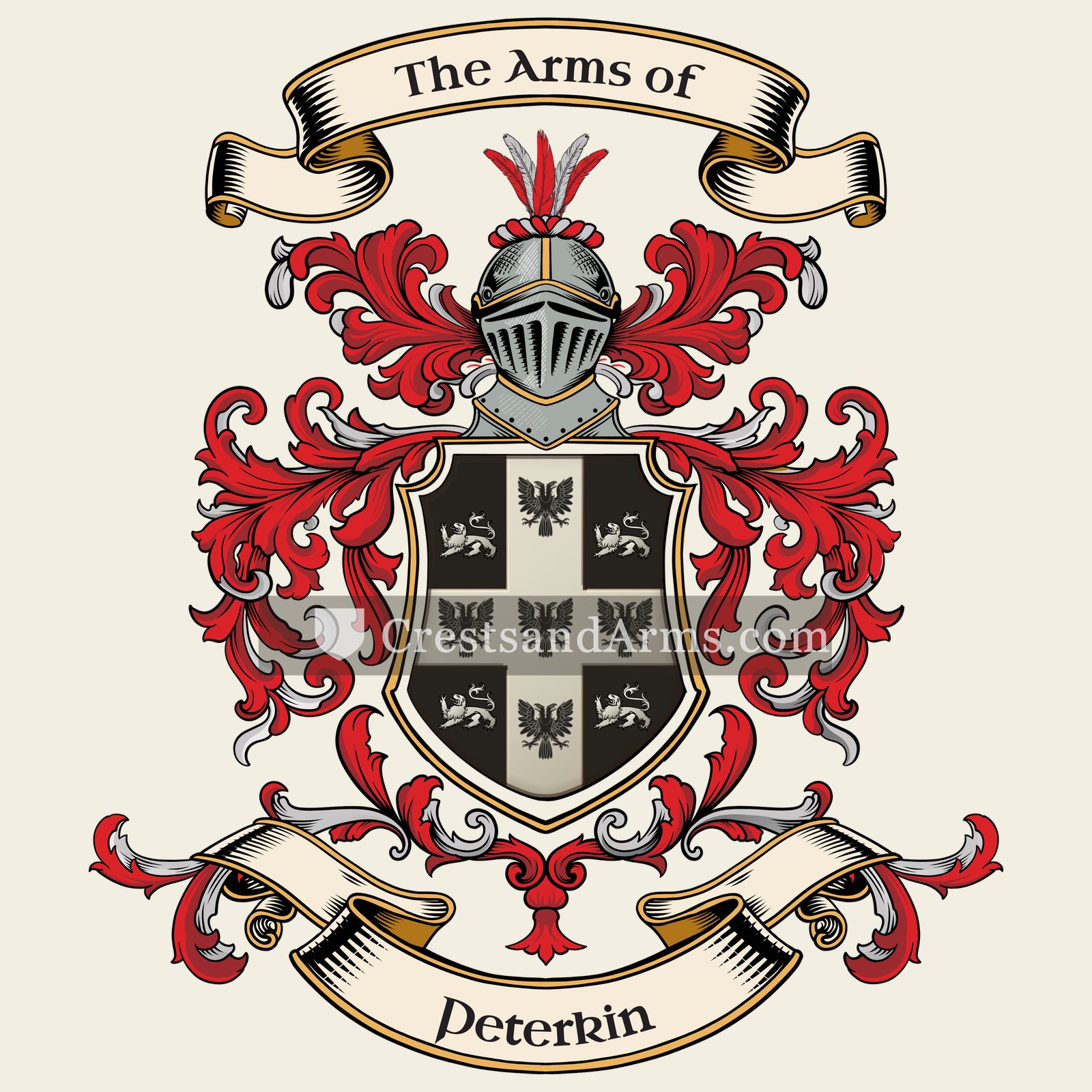 The Peterkin coat of arms