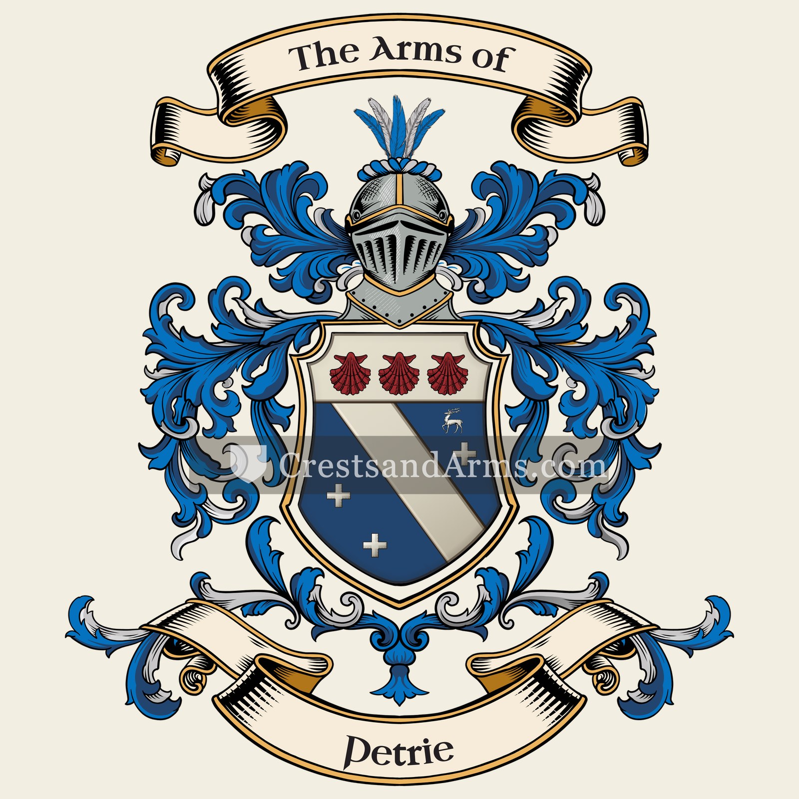 The Petrie coat of arms