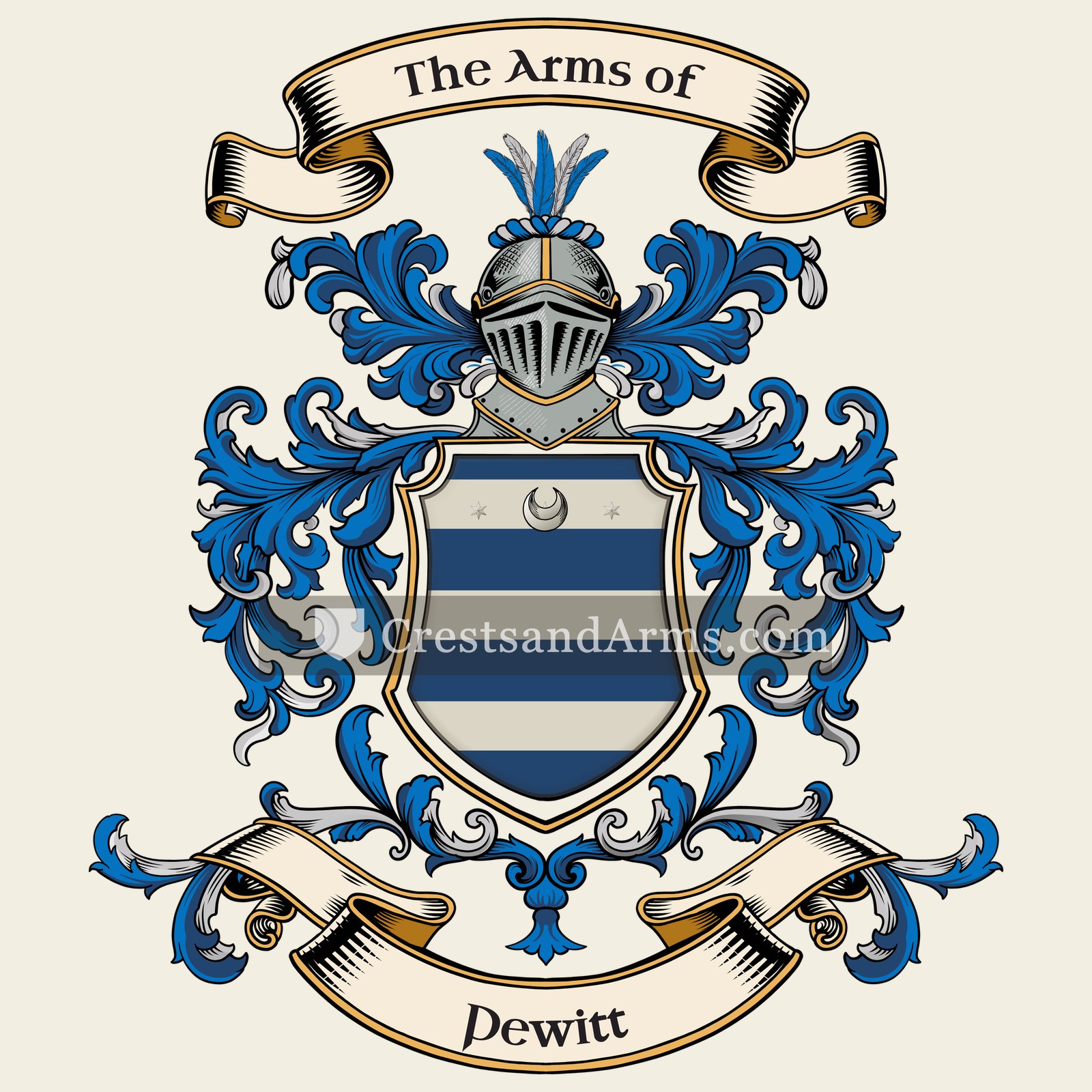 The Pewitt coat of arms