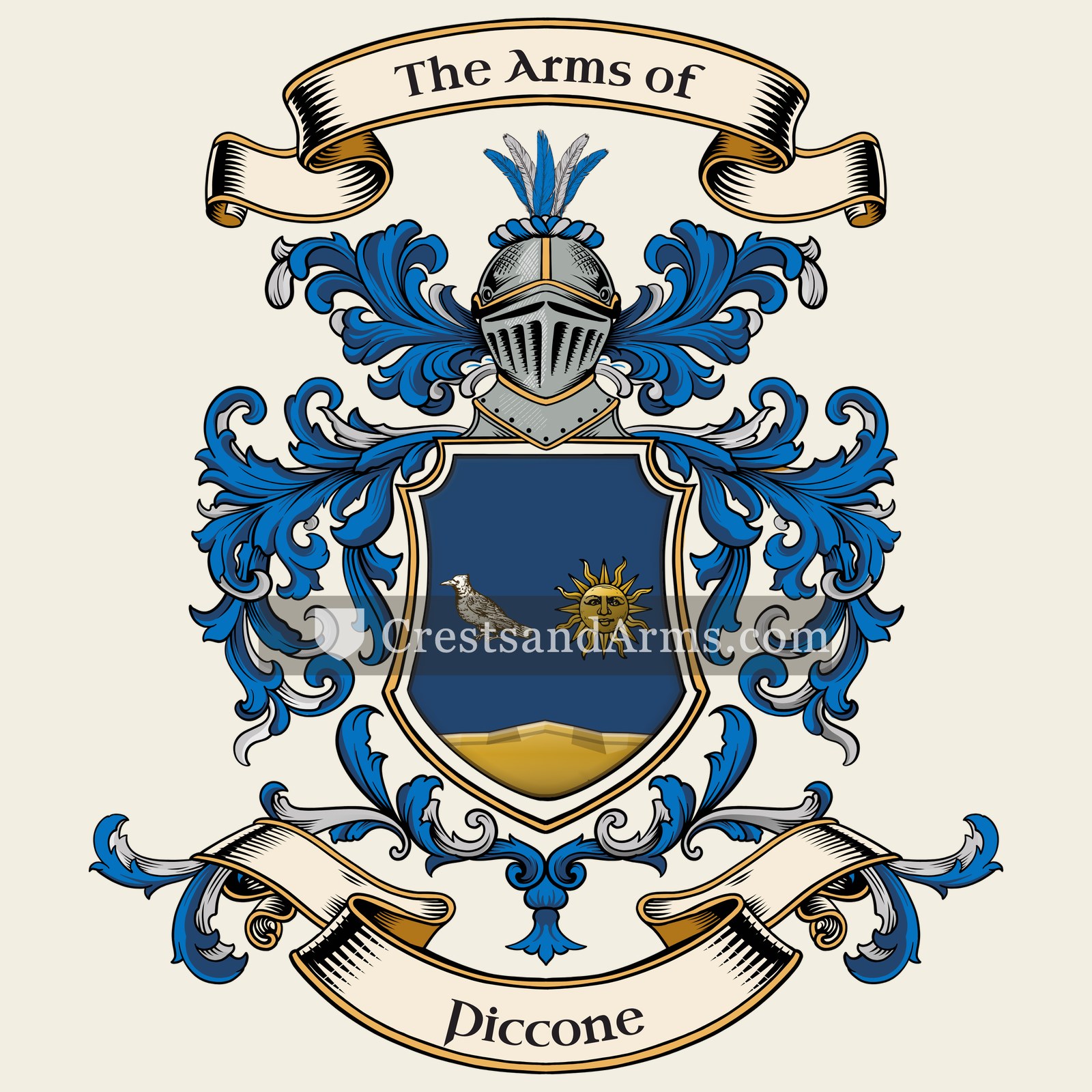 The Piccone coat of arms