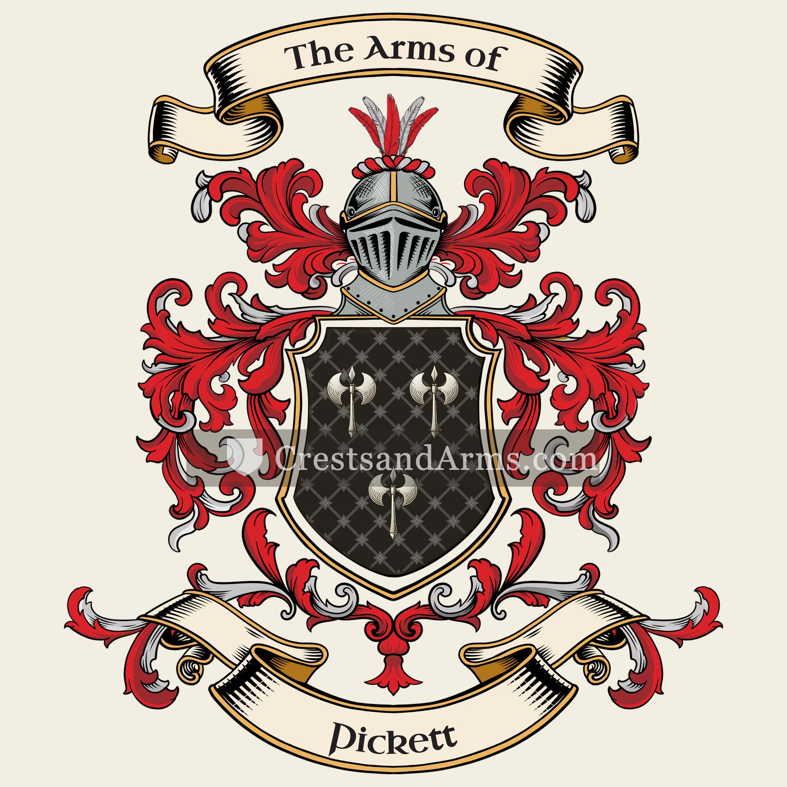The Pickett coat of arms