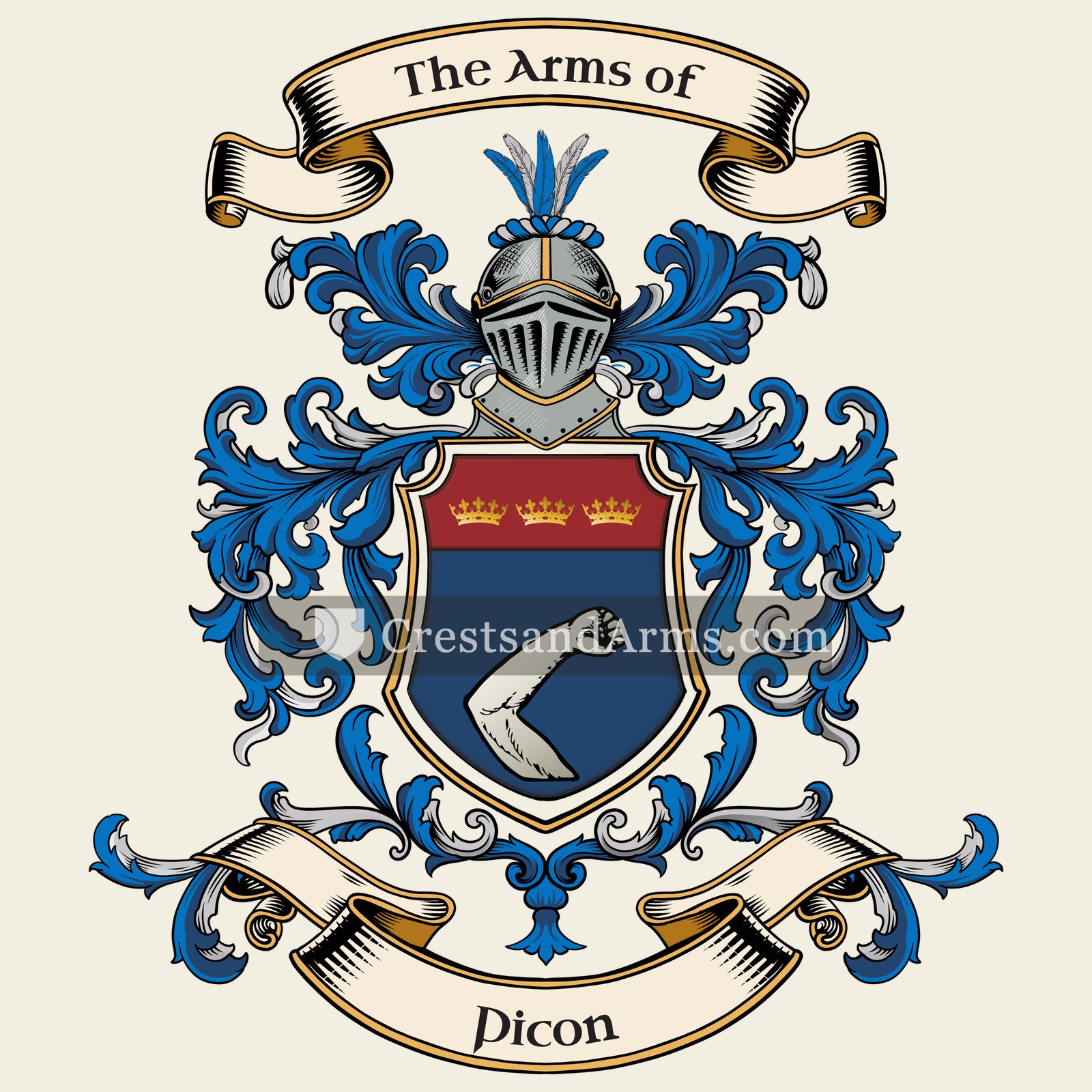 The Picon coat of arms