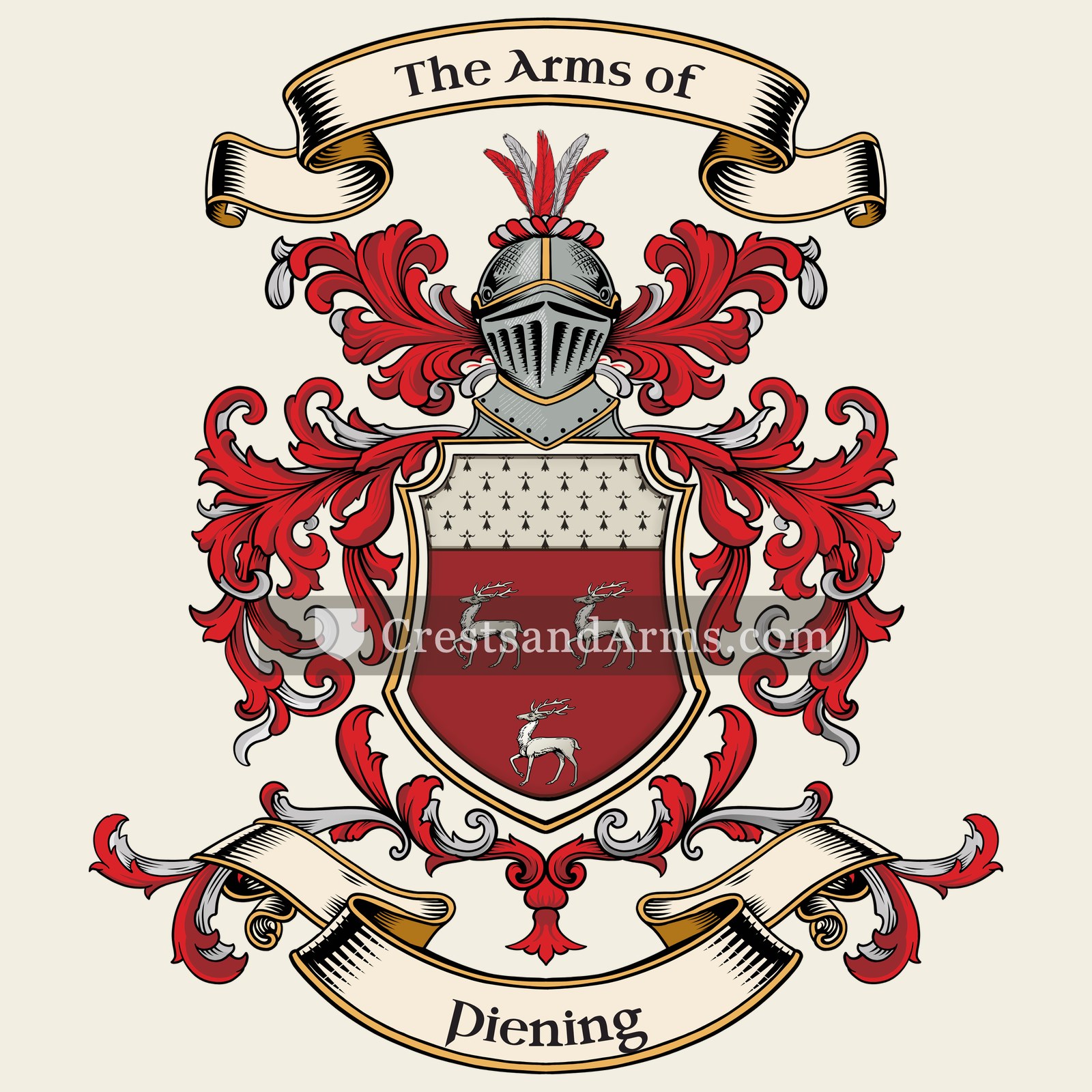 The Piening coat of arms