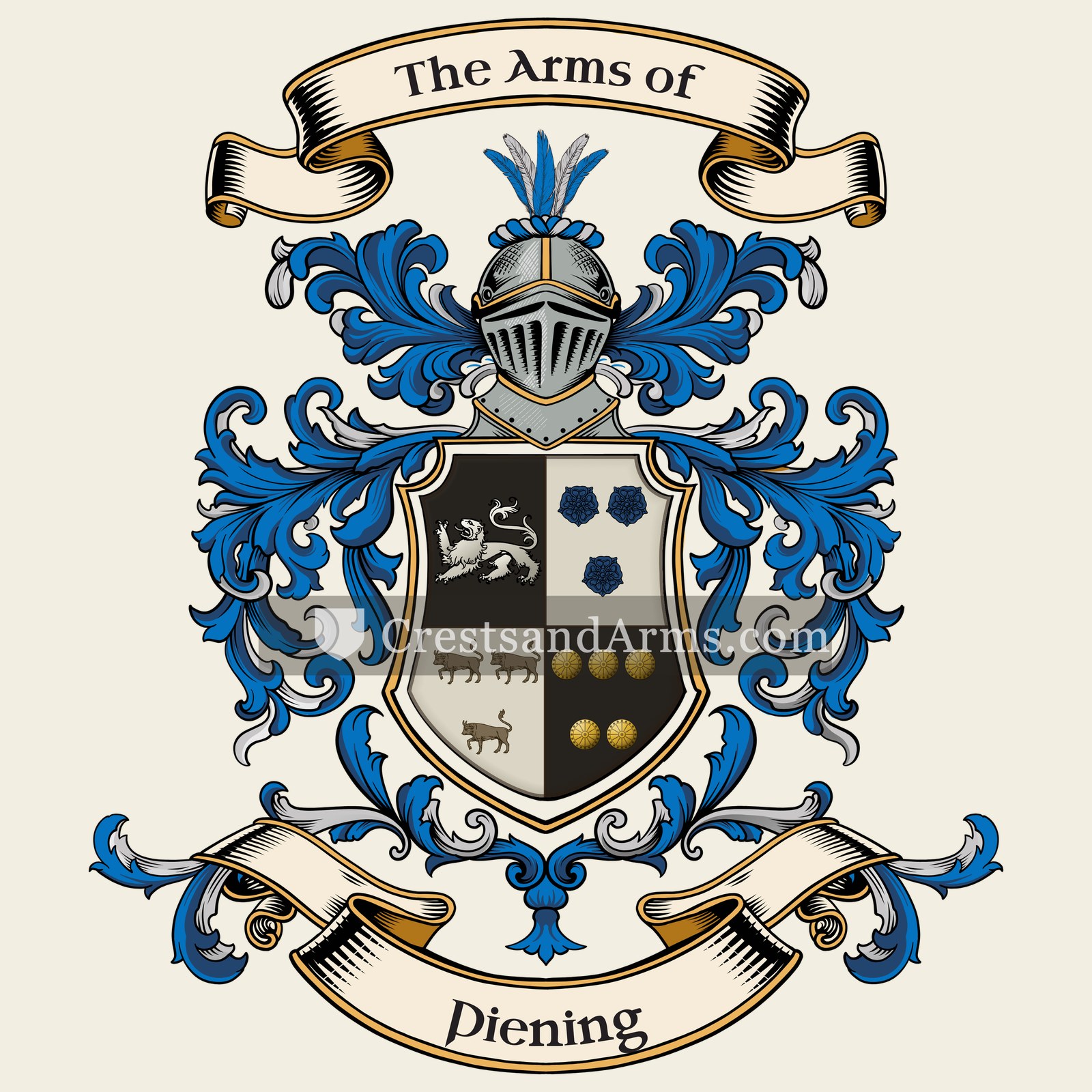 The Piening coat of arms