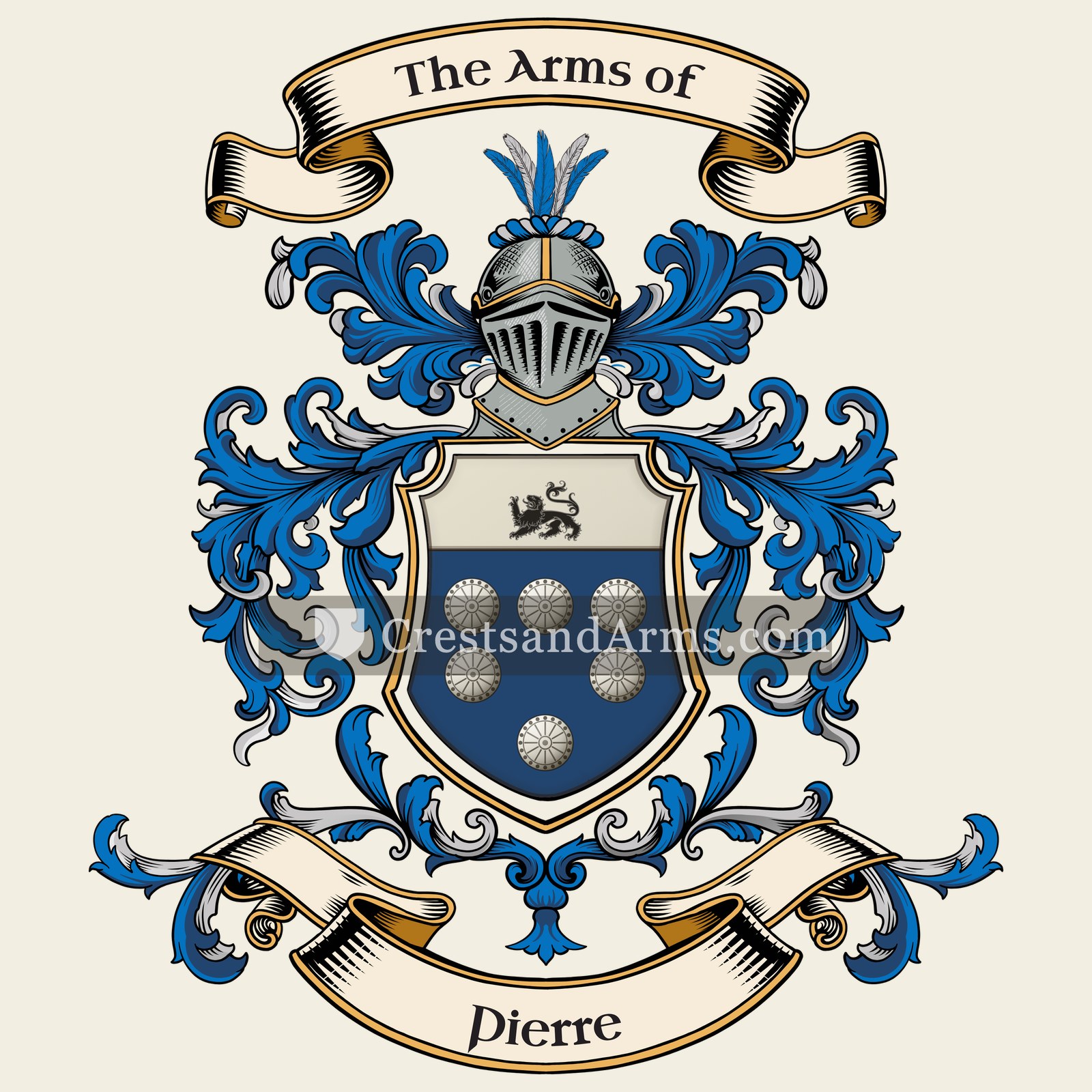 The Pierre coat of arms
