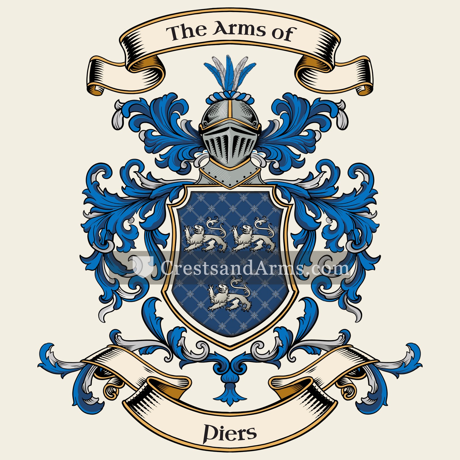 The Piers coat of arms