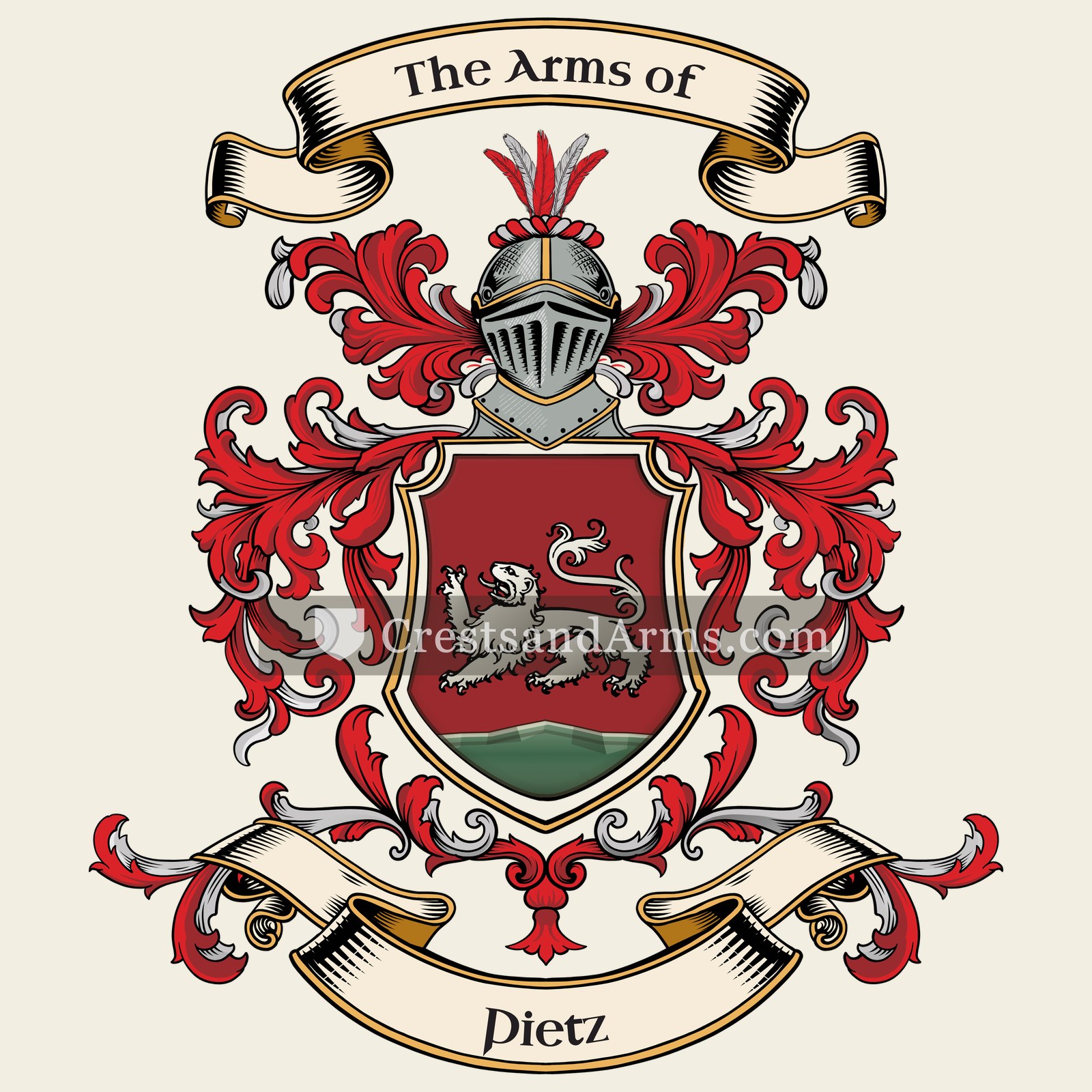 The Pietz coat of arms