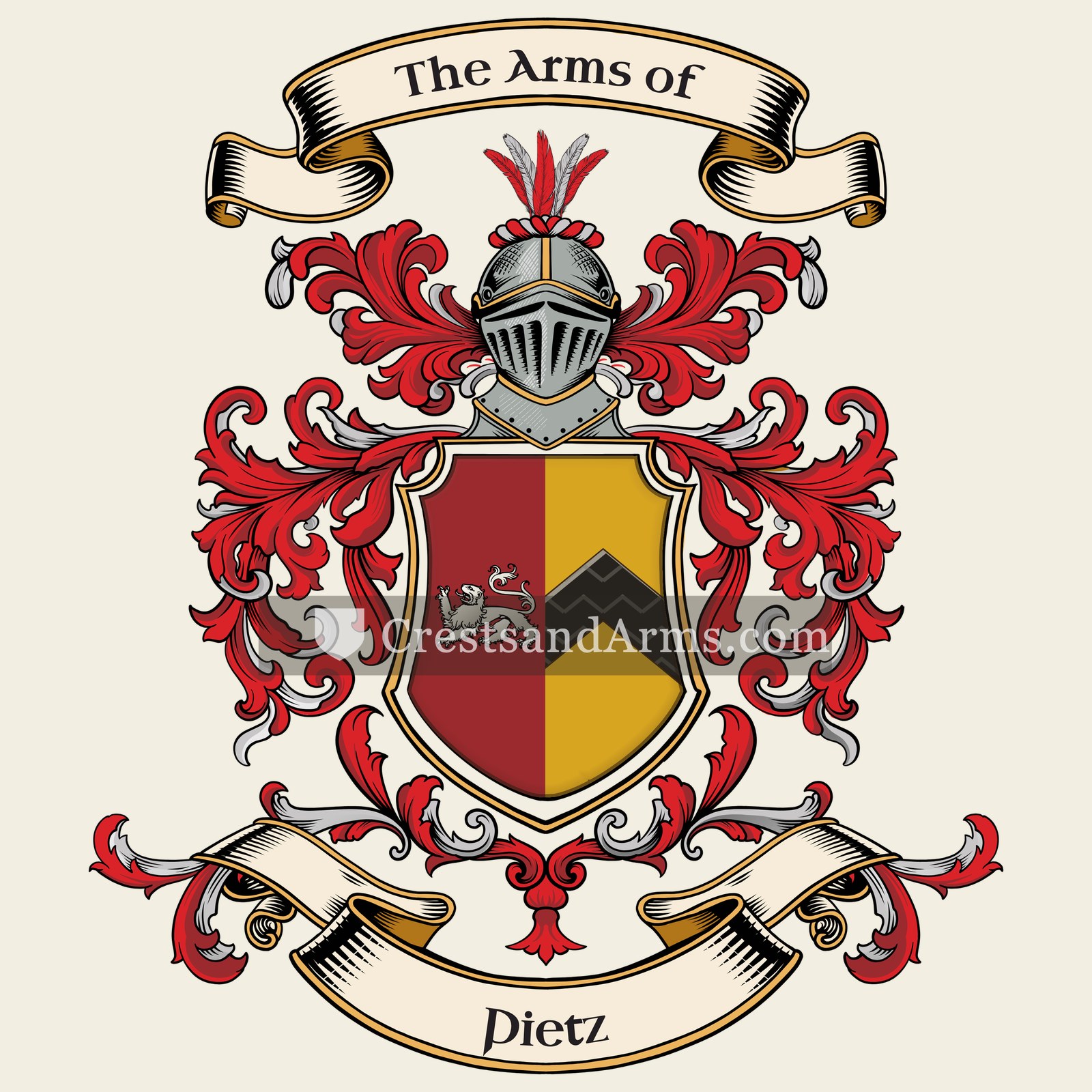 The Pietz coat of arms