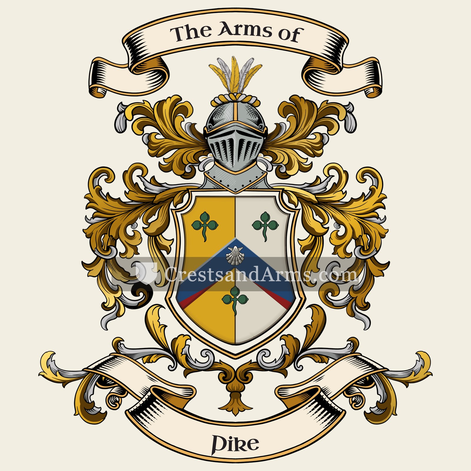 The Pike coat of arms