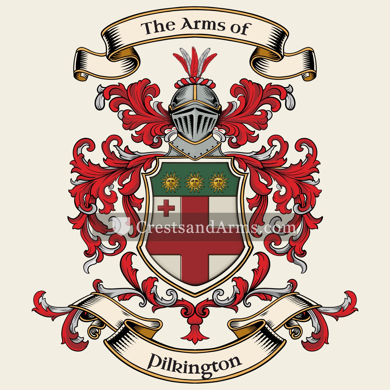 The Pilkington coat of arms