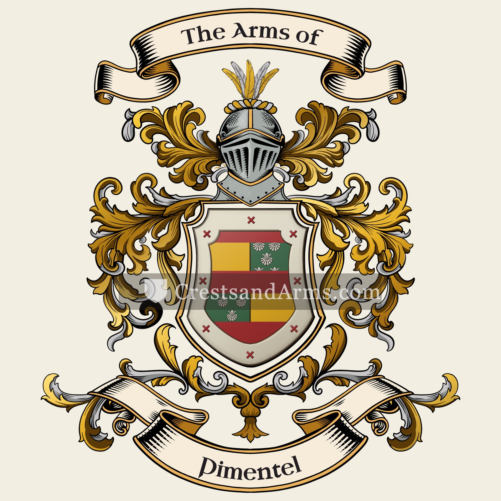 The Pimentel coat of arms
