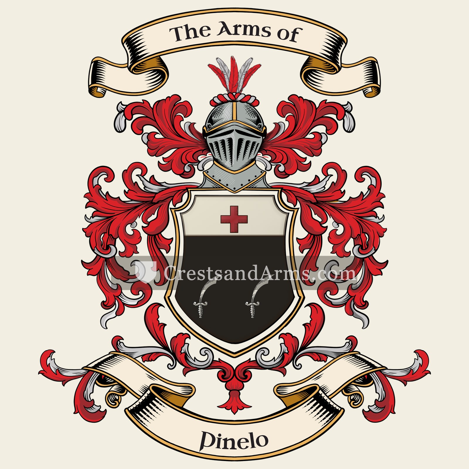 The Pinelo coat of arms