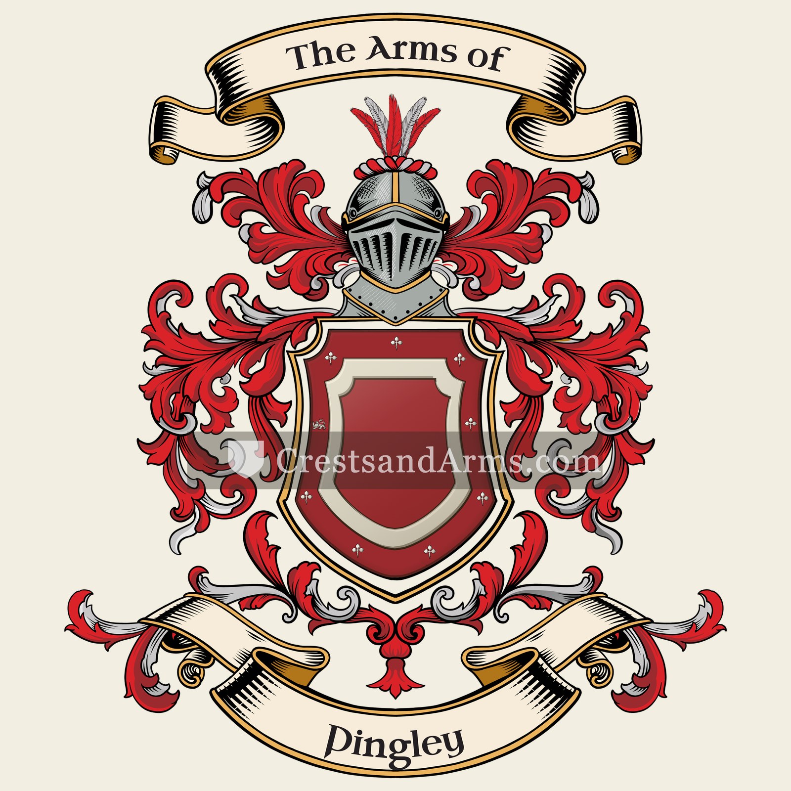 The Pingley coat of arms