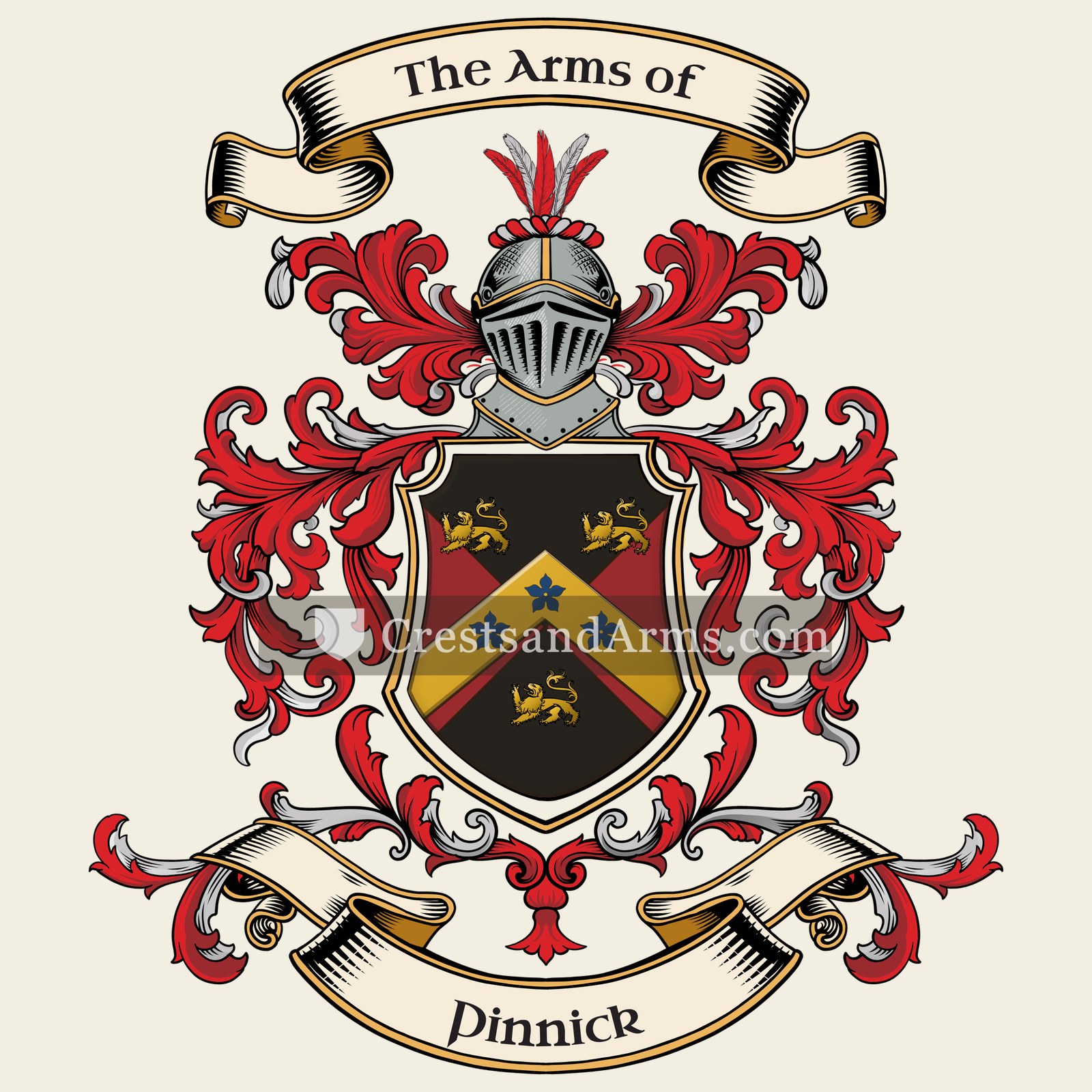 The Pinnick coat of arms
